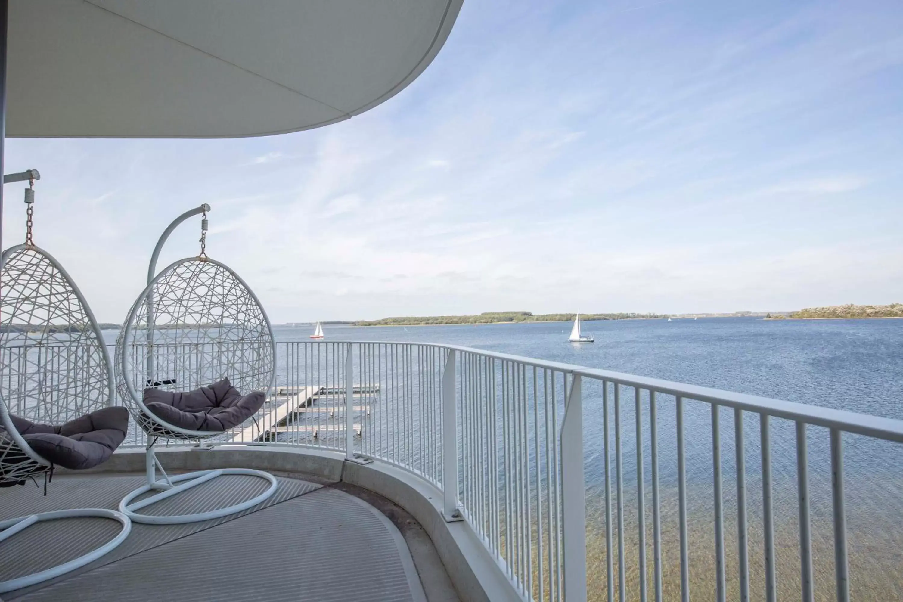 Balcony/Terrace in Fletcher Hotel-Restaurant Het Veerse Meer Balcony/Terrace in Fletcher Hotel-Restaurant Het Veerse Meer