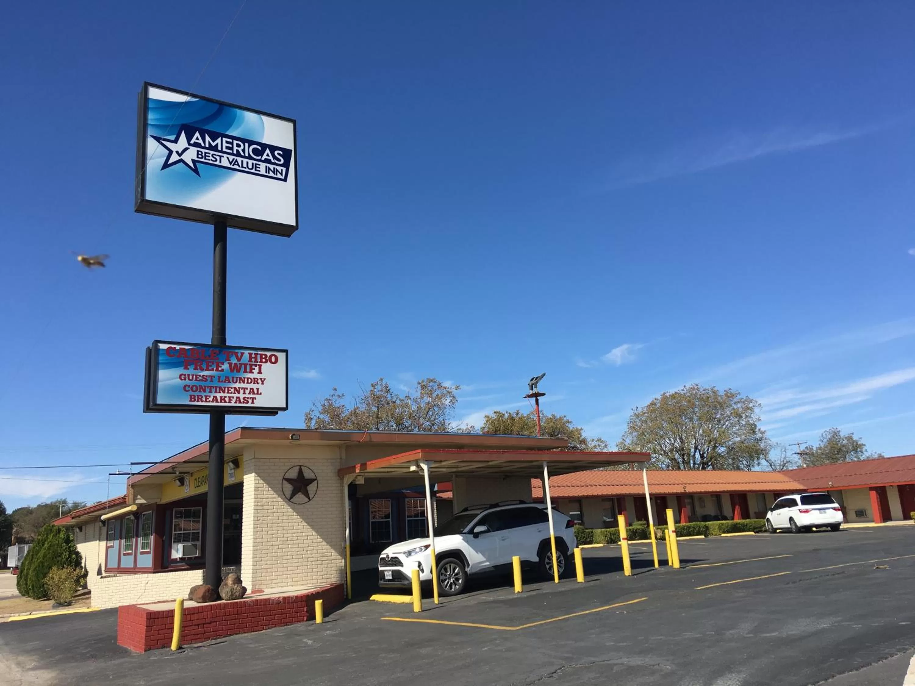 Property building in Americas Best Value Inn Ozona