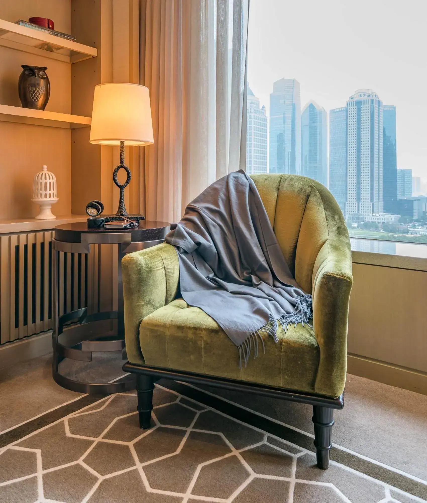 Seating Area in IFC Residence