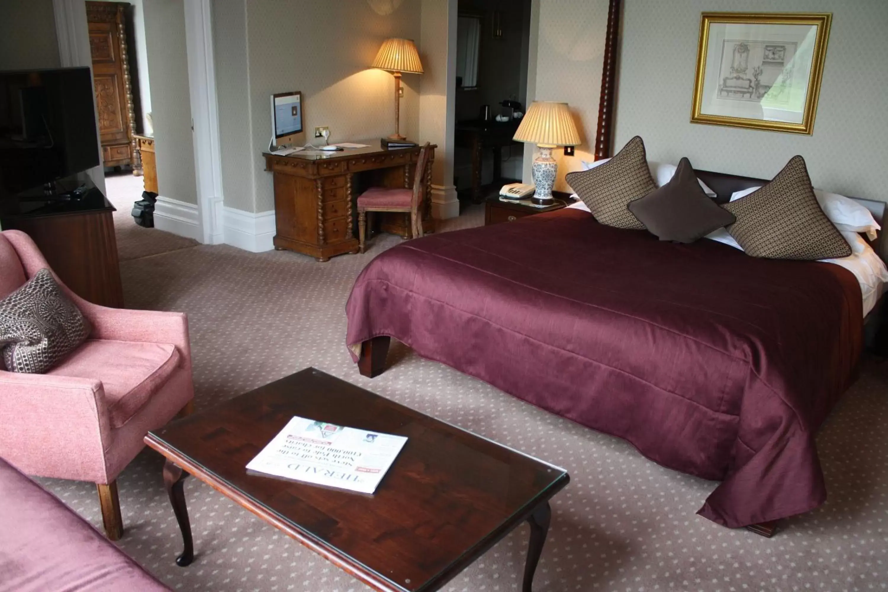 Photo of the whole room, Bed in The Welcombe Golf & Spa Hotel