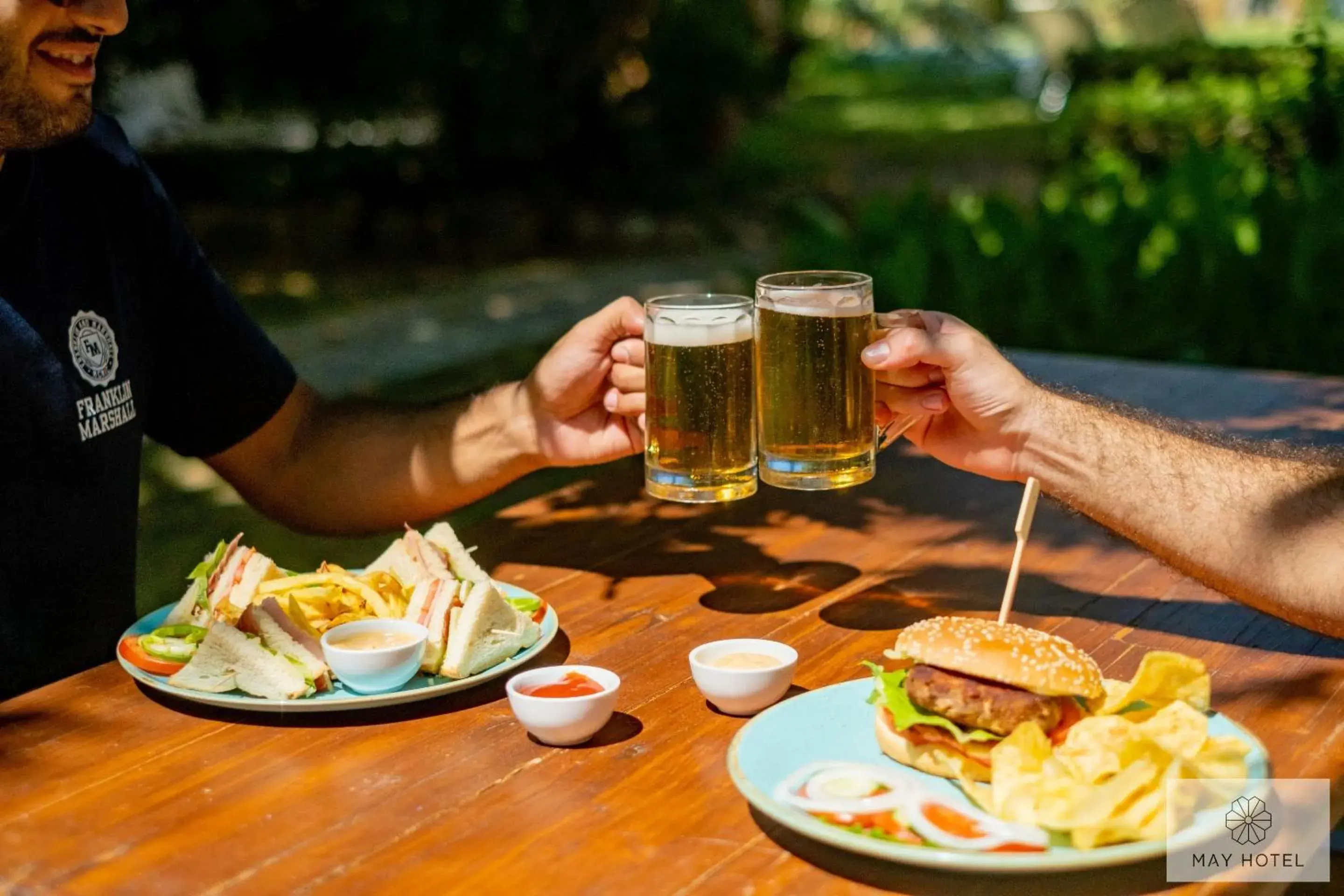 Food and drinks in May Beach Hotel