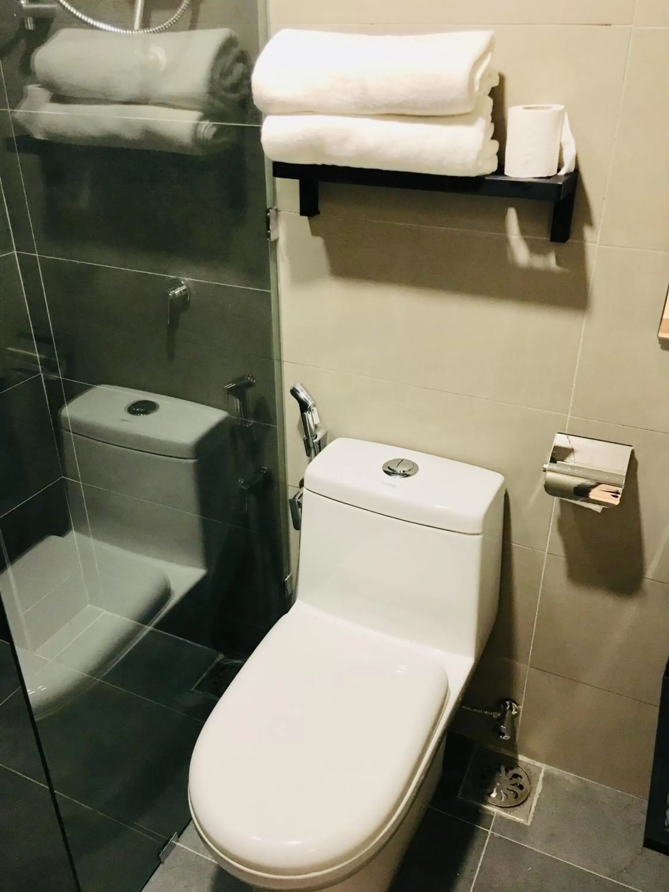 Toilet, Bathroom in Enclave Hotel