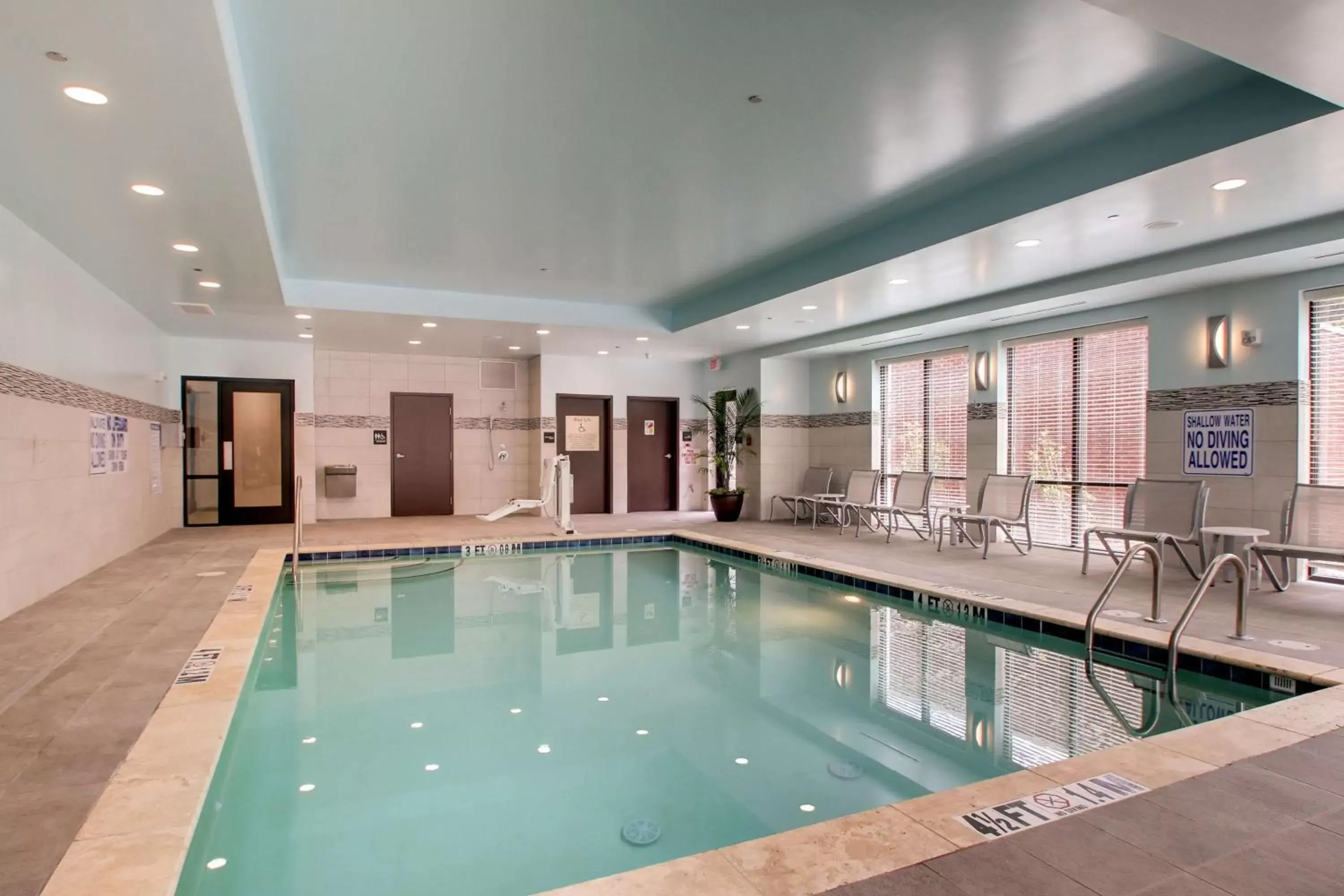Pool view, Swimming Pool in Hampton Inn & Suites Greenville Airport