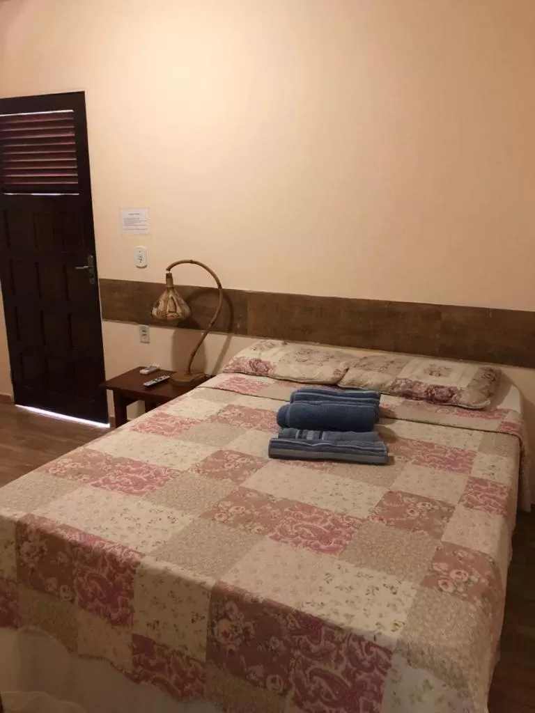 Bed in Pousada São Miguel dos Milagres