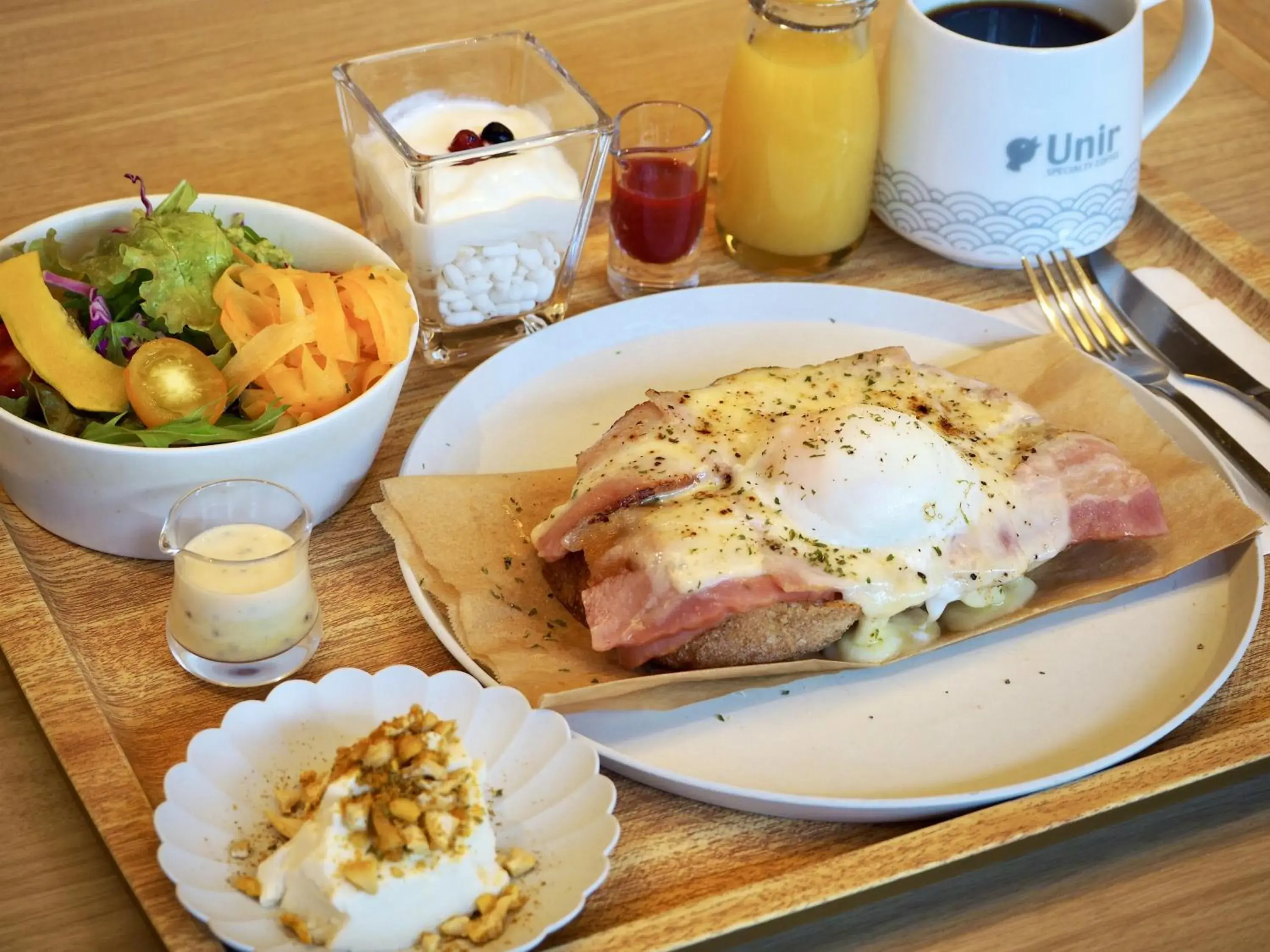 Breakfast in hotel androoms Kyoto Shichijo