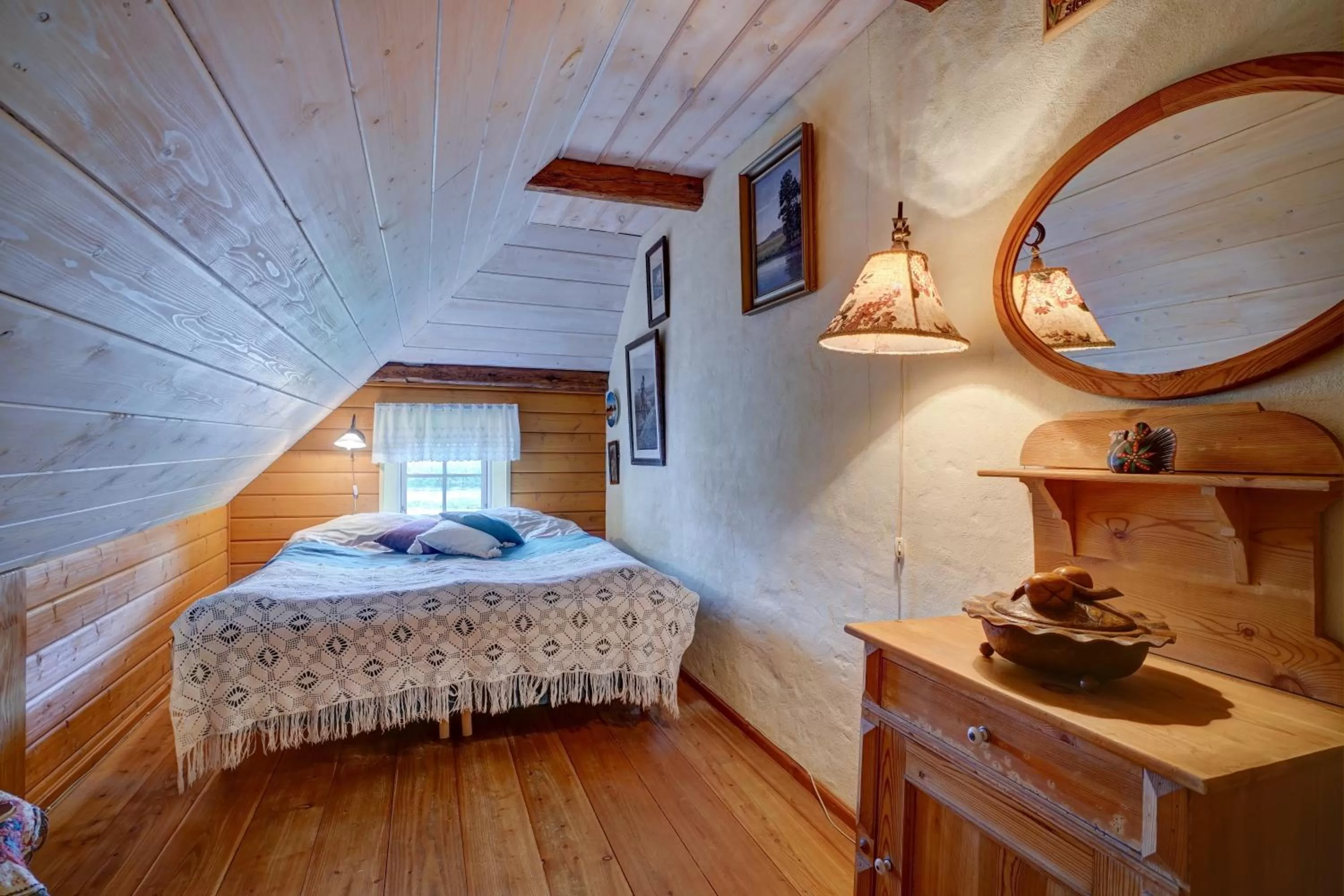 Bedroom, Bed in Svostrup Kro