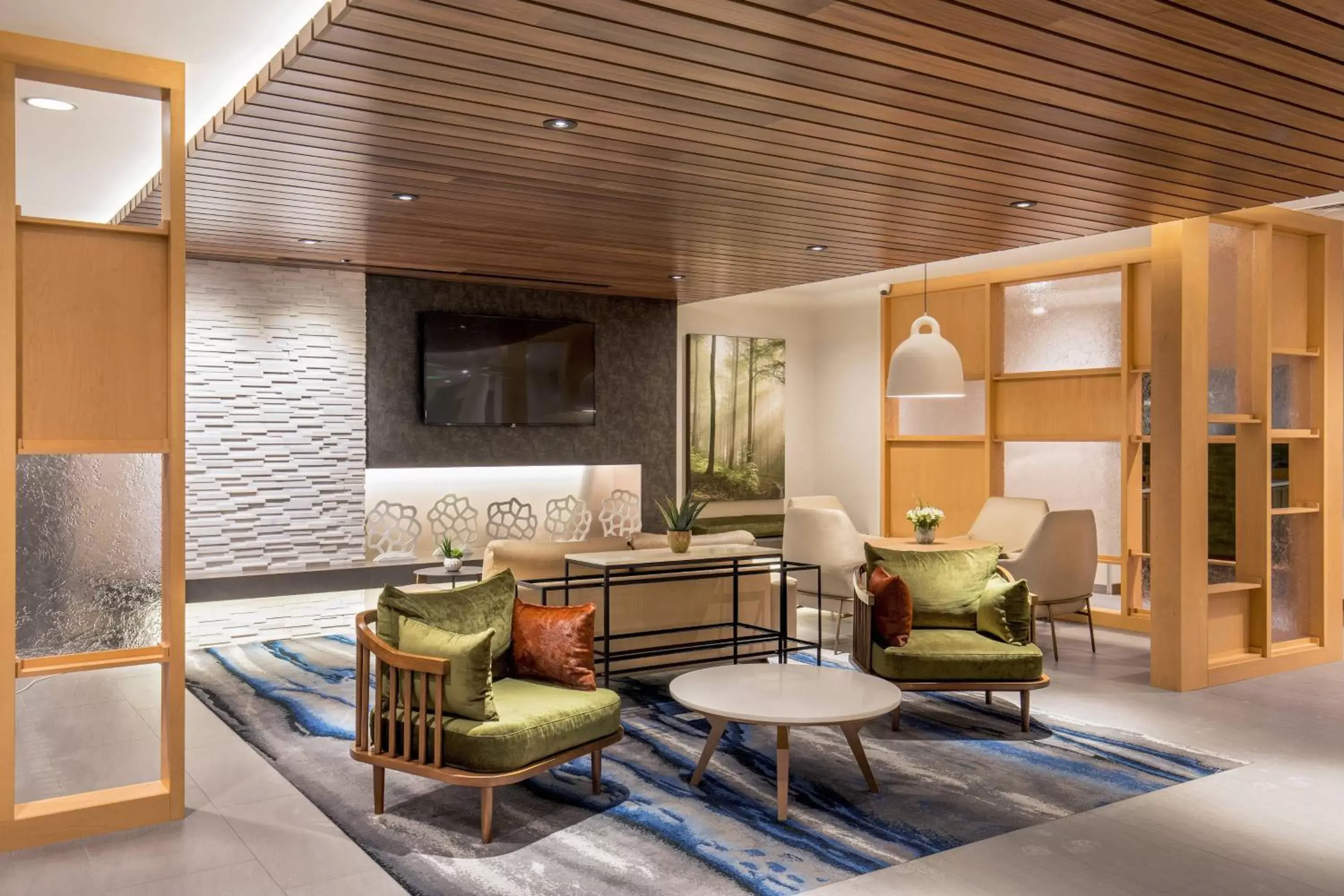 Lobby or reception, Seating Area in Fairfield Inn & Suites by Marriott Boston Walpole