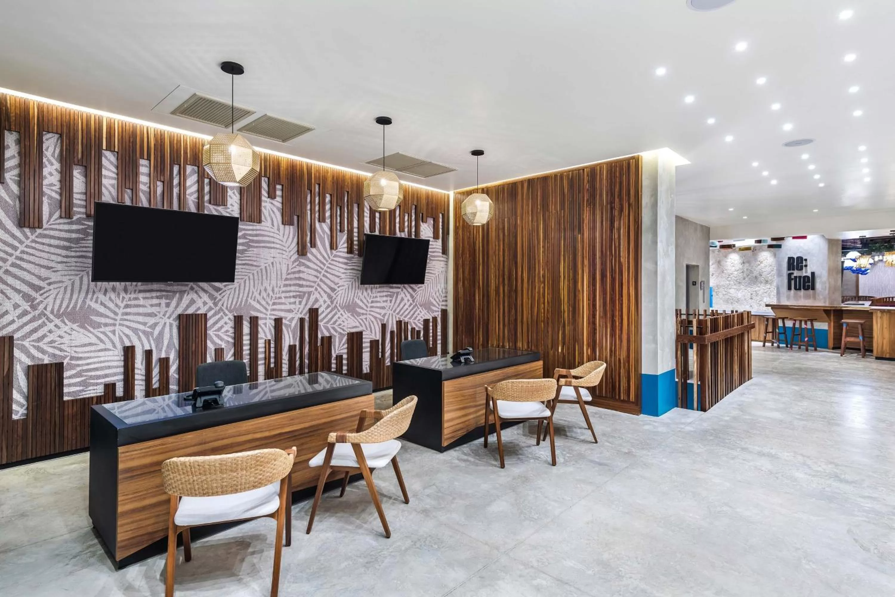 Lobby or reception in Aloft Tulum