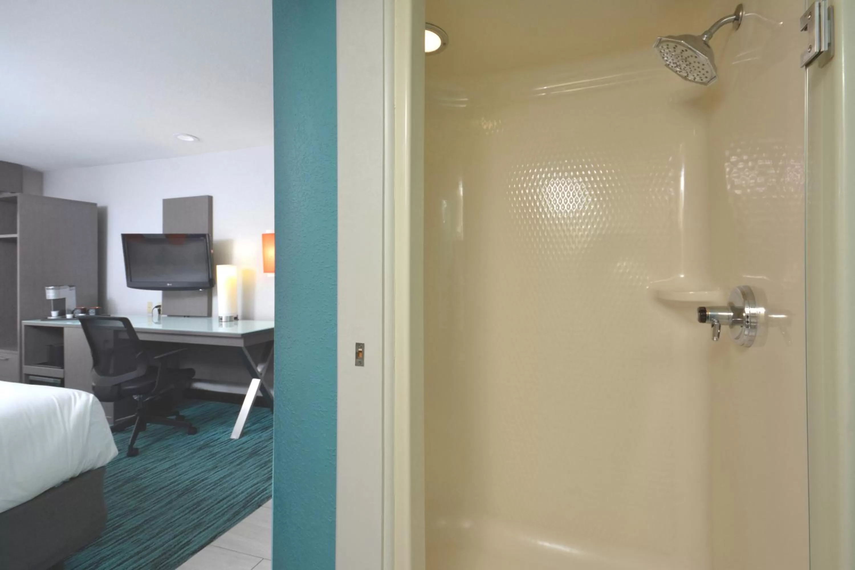 Shower, Bed in Inn at Clemson