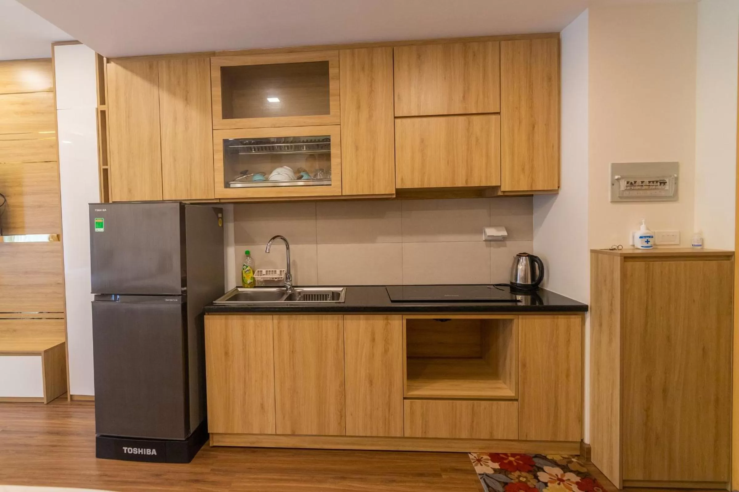 Kitchen or kitchenette in FLC Sea Tower Quy Nhơn - Homostay