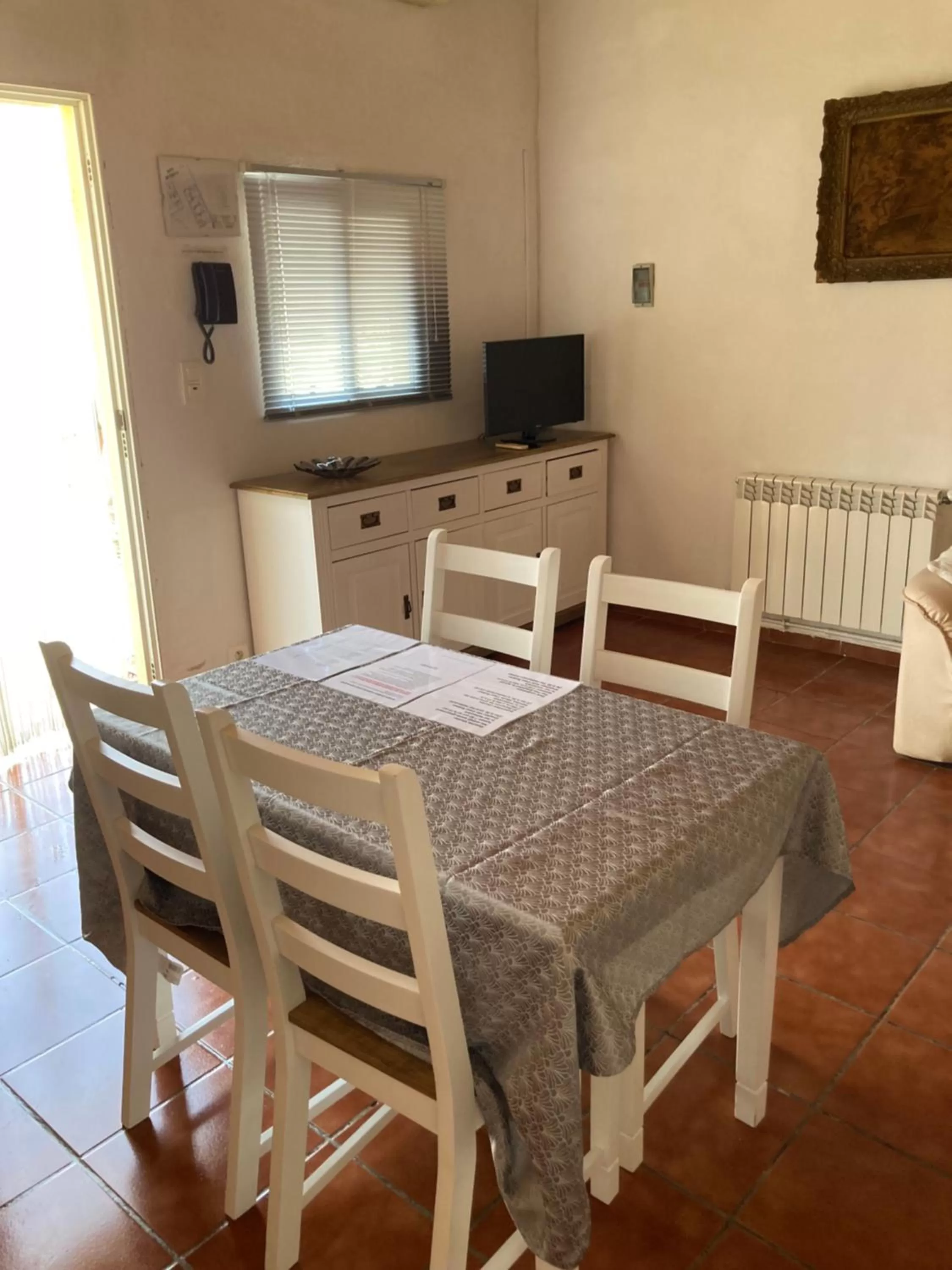 Dining area in Casa Robion