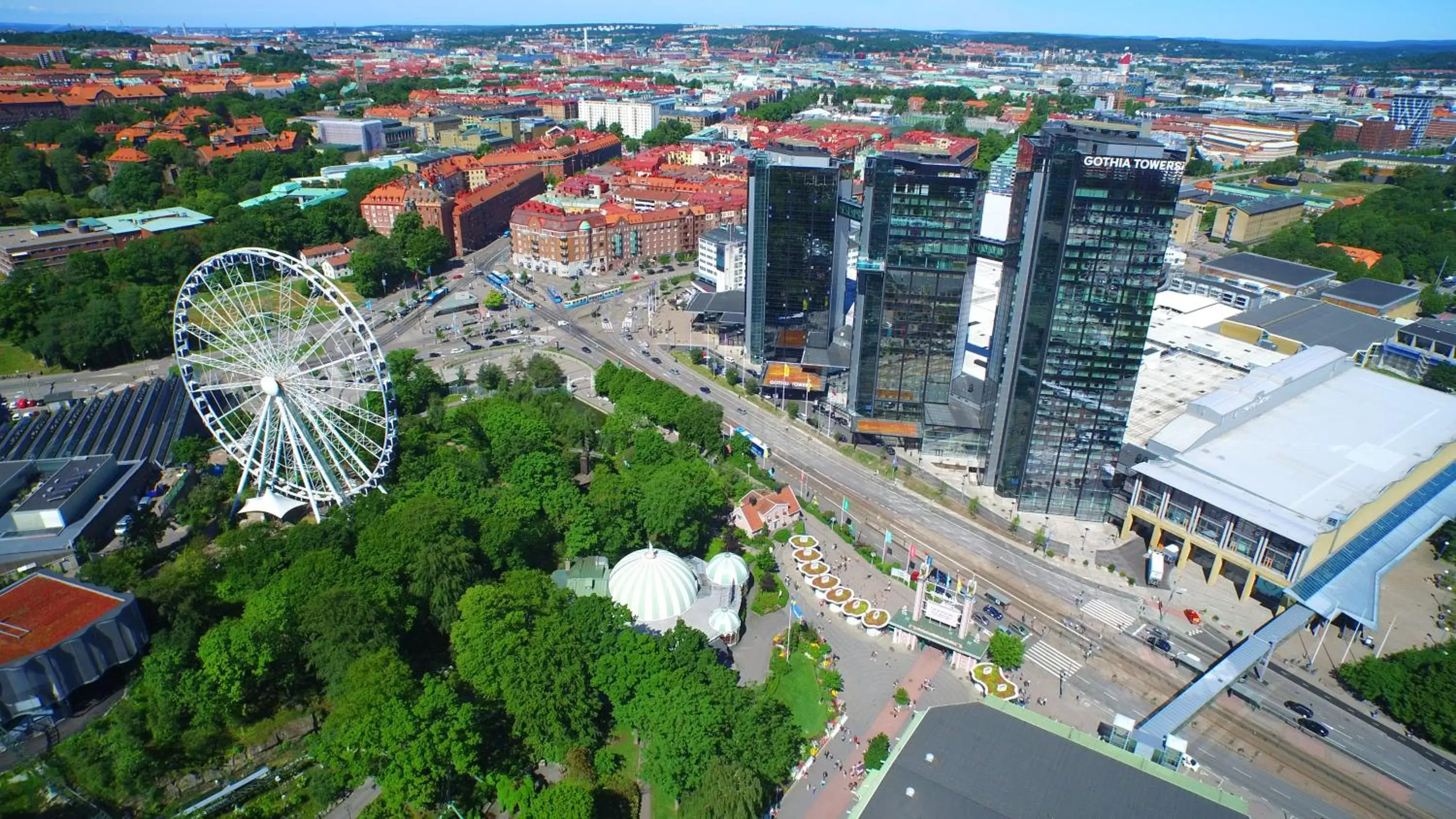 Nearby landmark, Bird's-eye View in Gothia Towers