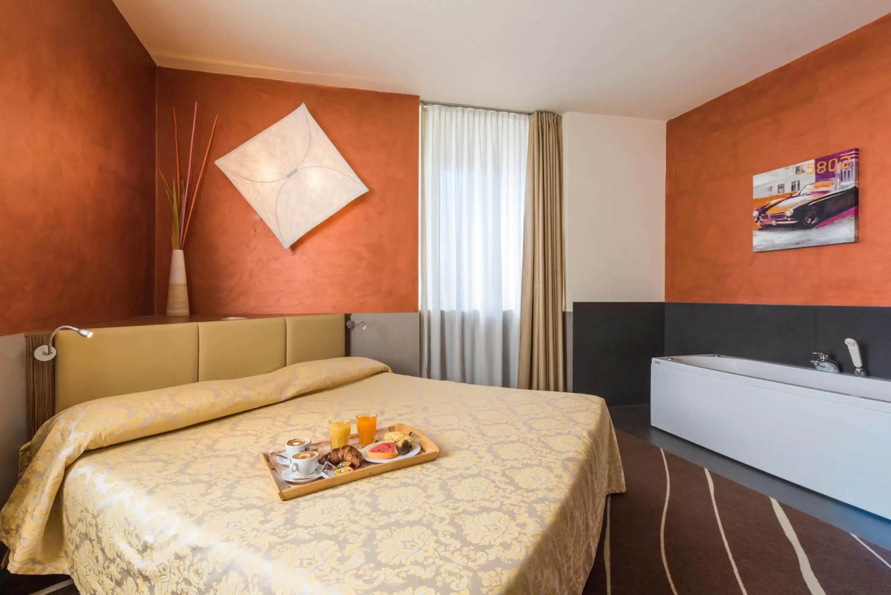 Bed in Grand Hotel Riva