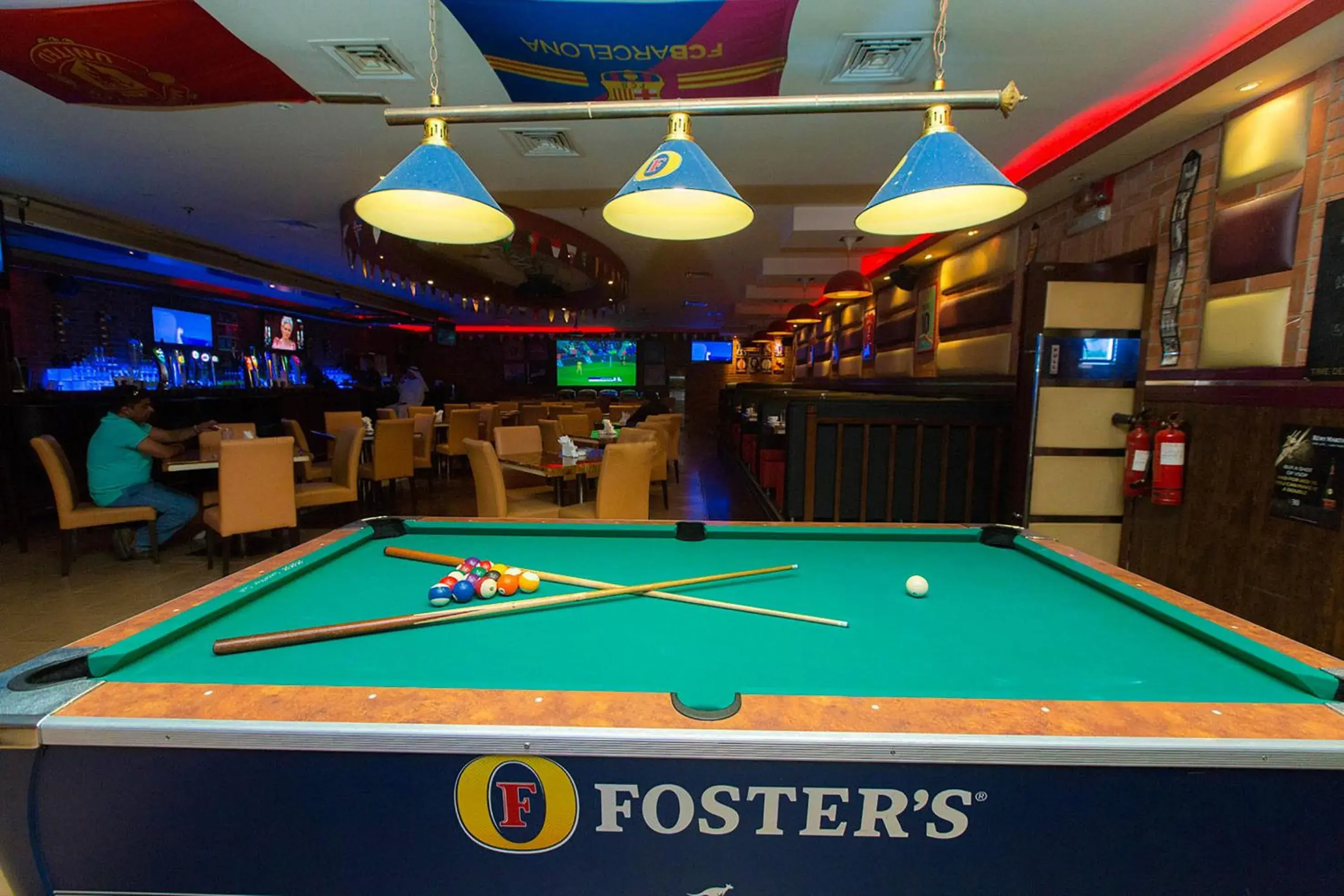 Area and facilities, Billiards in Fortune Plaza Hotel, Dubai Airport
