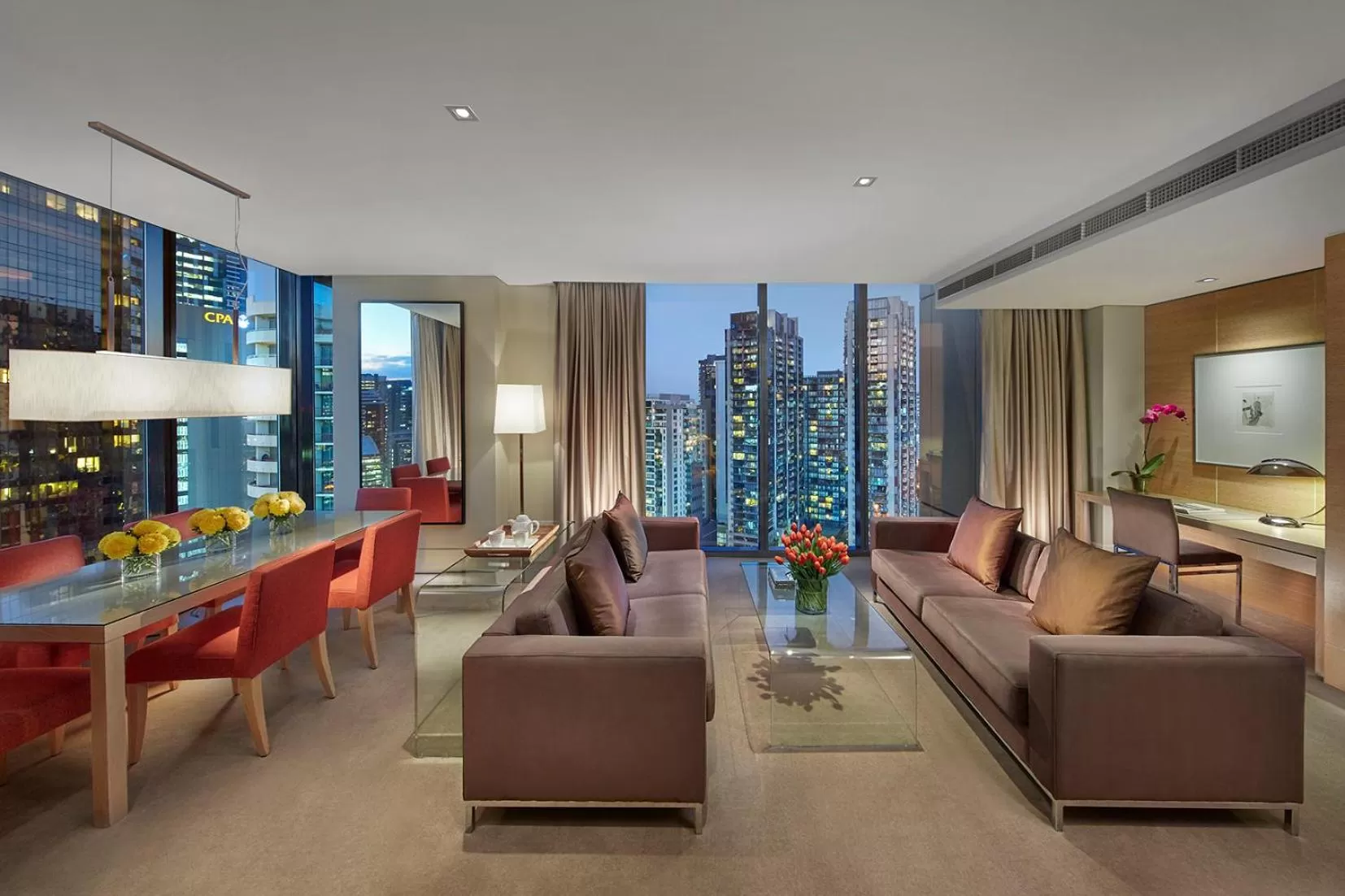 Living room in Crown Promenade Melbourne