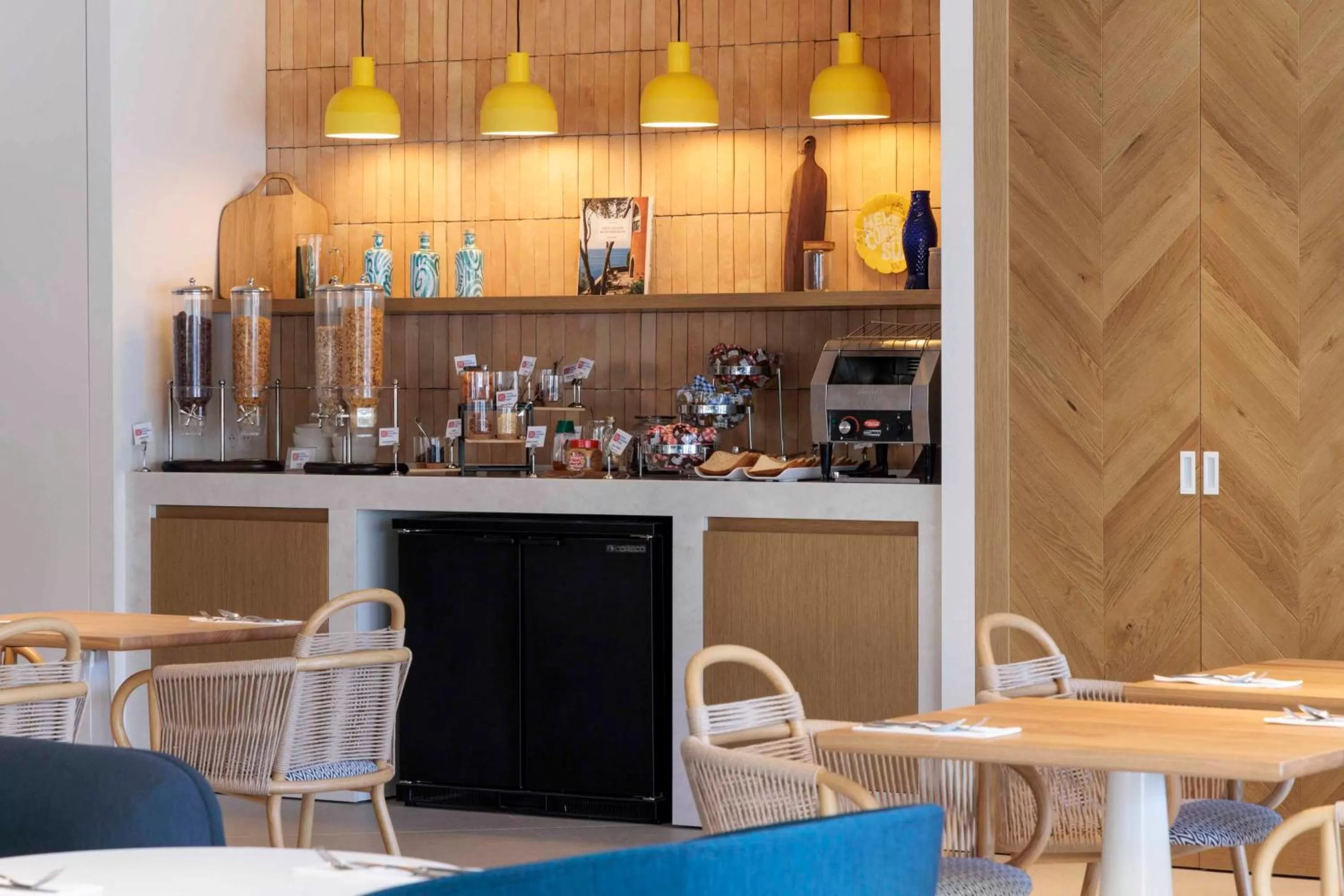 Buffet breakfast in Hilton Garden Inn Marseille Provence Airport