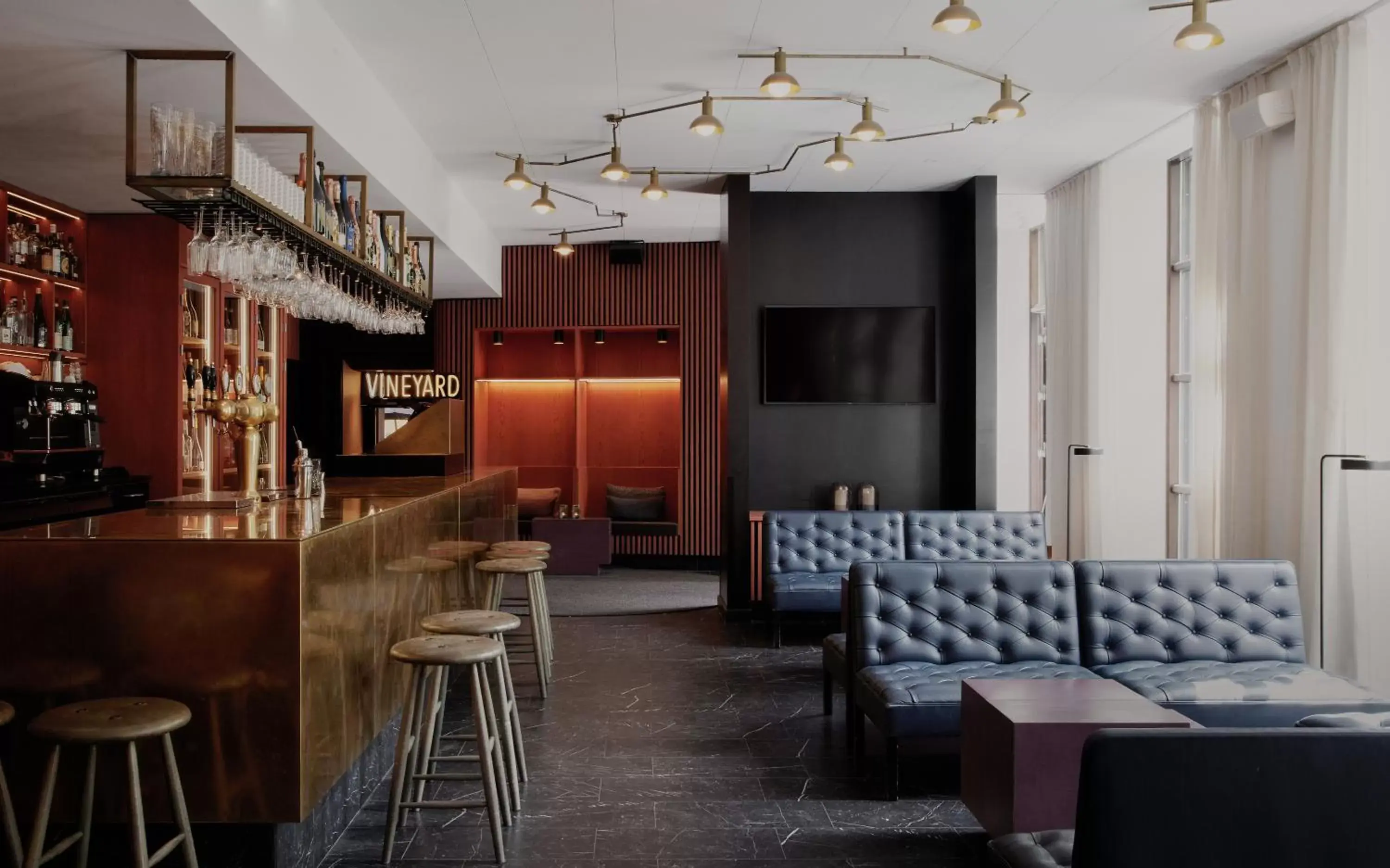 Lobby or reception, Lounge/Bar in Hotel Danmark by Brøchner Hotels
