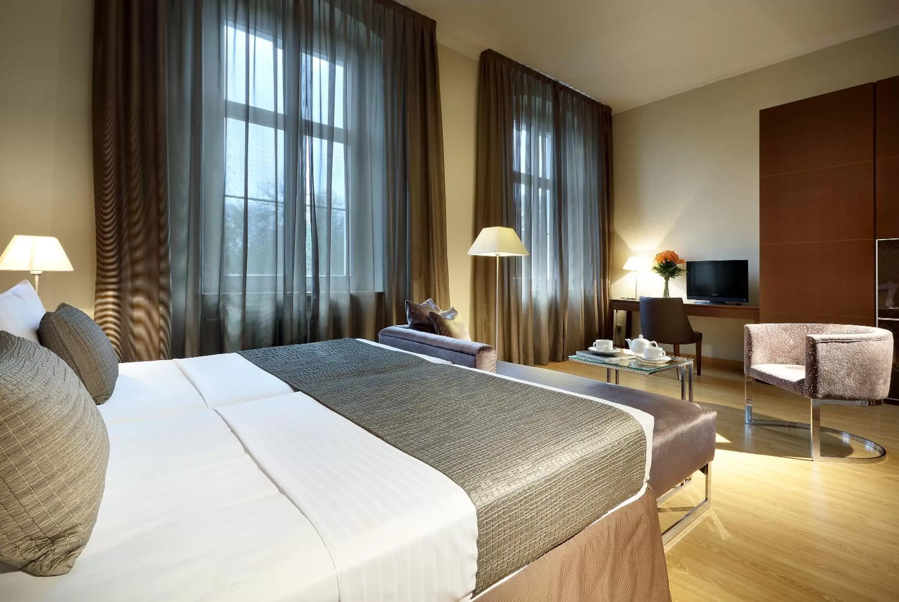 Bed in Eurostars Park Hotel Maximilian