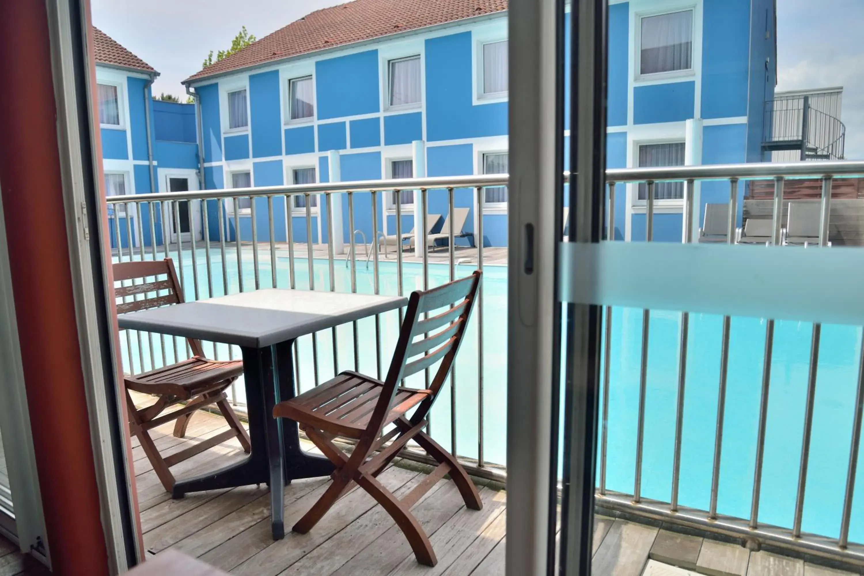 Swimming pool, Balcony/Terrace in Hotel Argos
