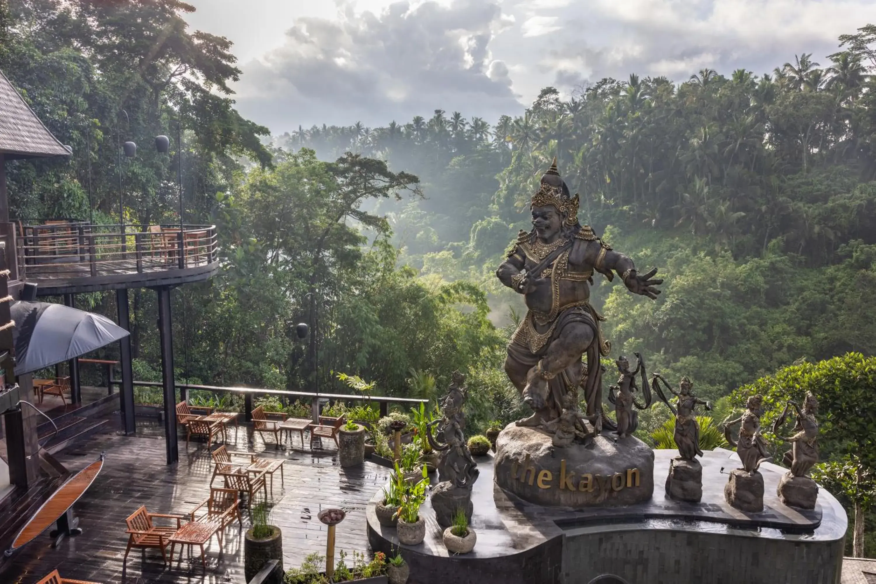 View (from property/room) in The Kayon Valley Resort View (from property/room) in The Kayon Valley Resort