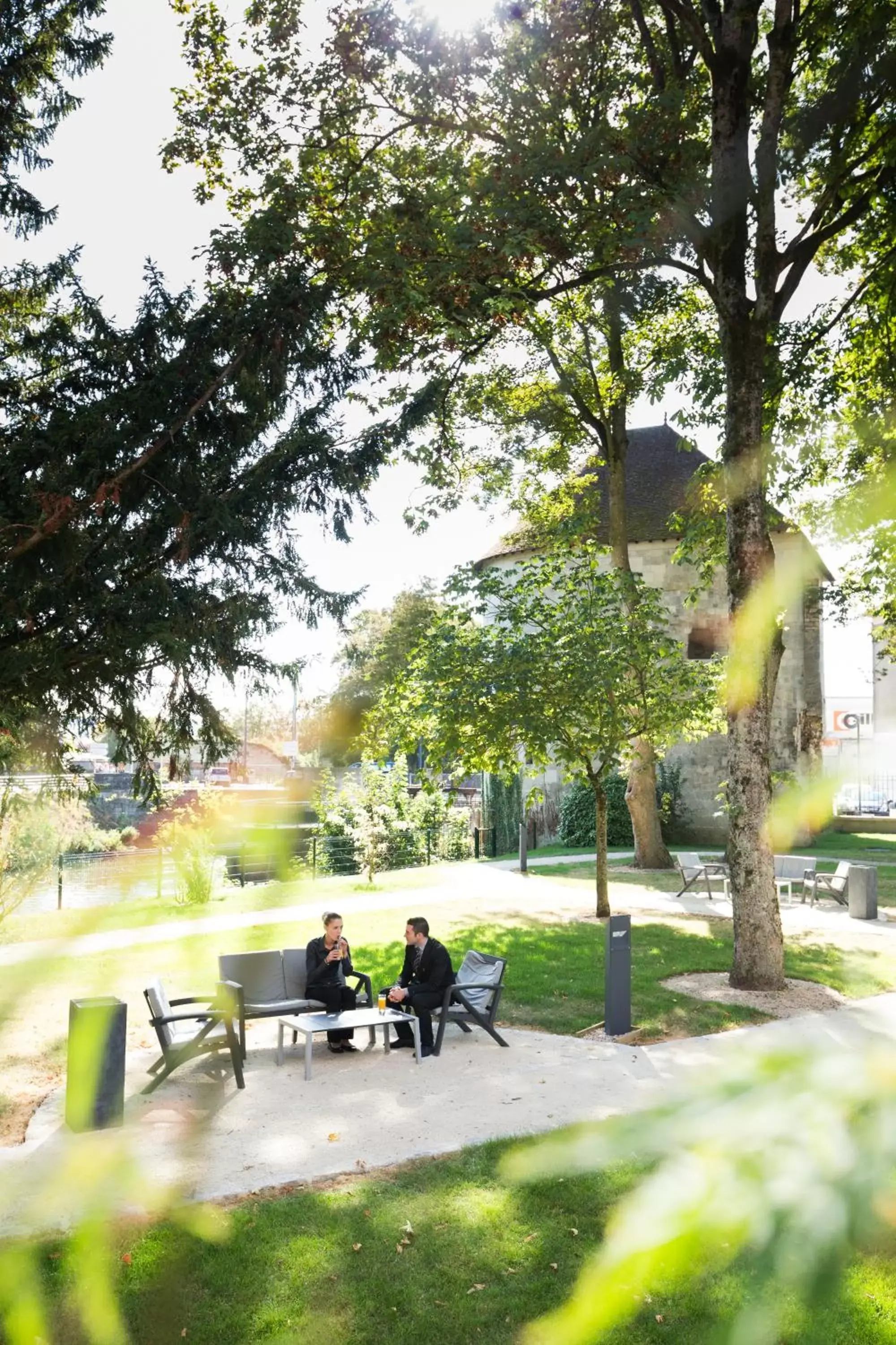 Garden view in Les Jardins du Mess