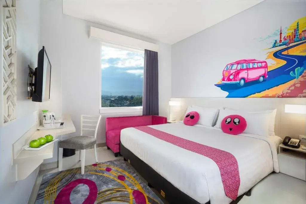 Bedroom, Bed in favehotel Tlogomas Malang