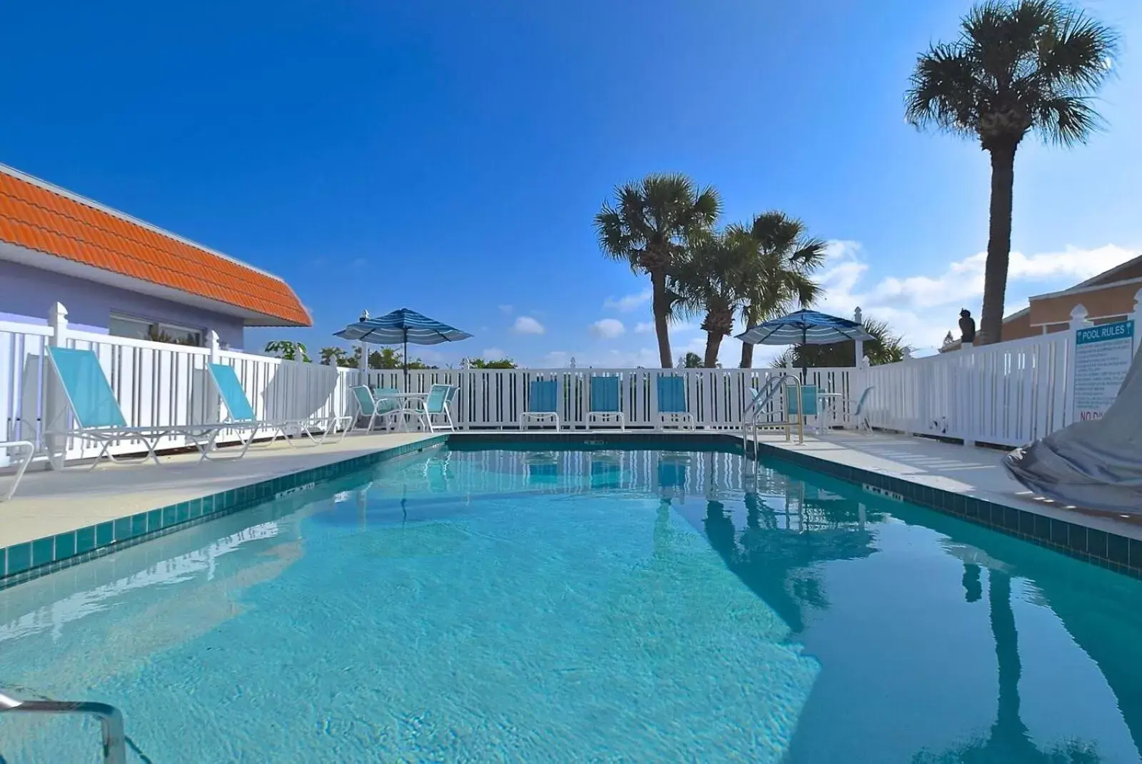 Property building, Swimming Pool in A Beach Retreat on Casey Key