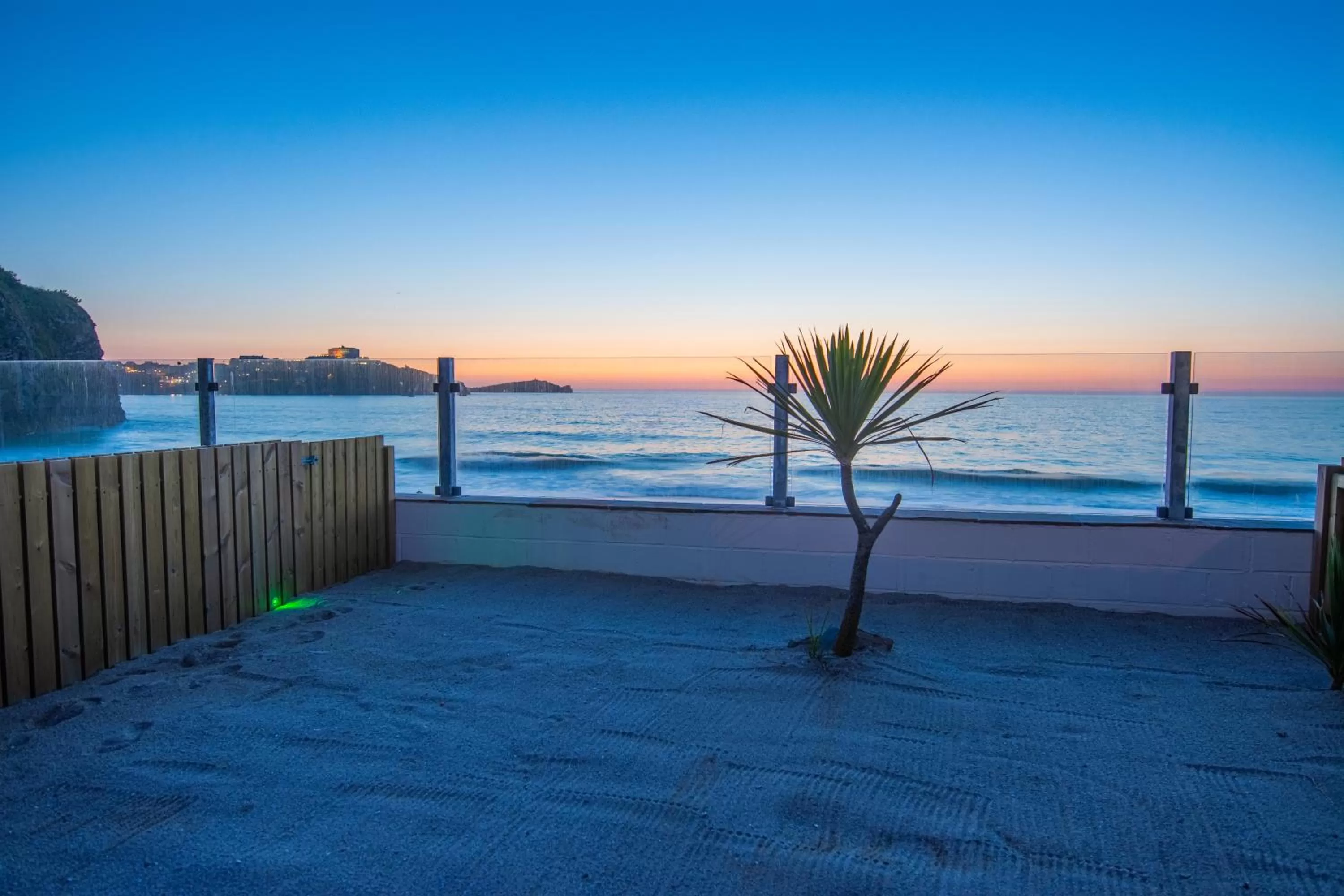 Sea view in Tolcarne Beach Colonial Restaurant and Rooms