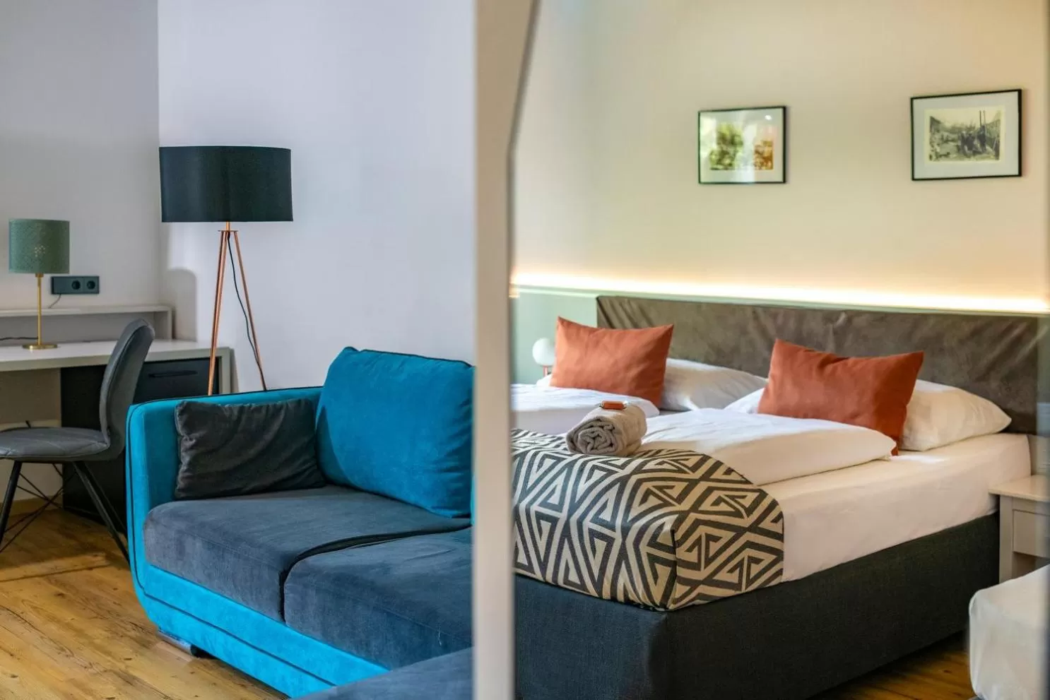 Photo of the whole room, Bed in Hotel Alpenblick Kreischberg