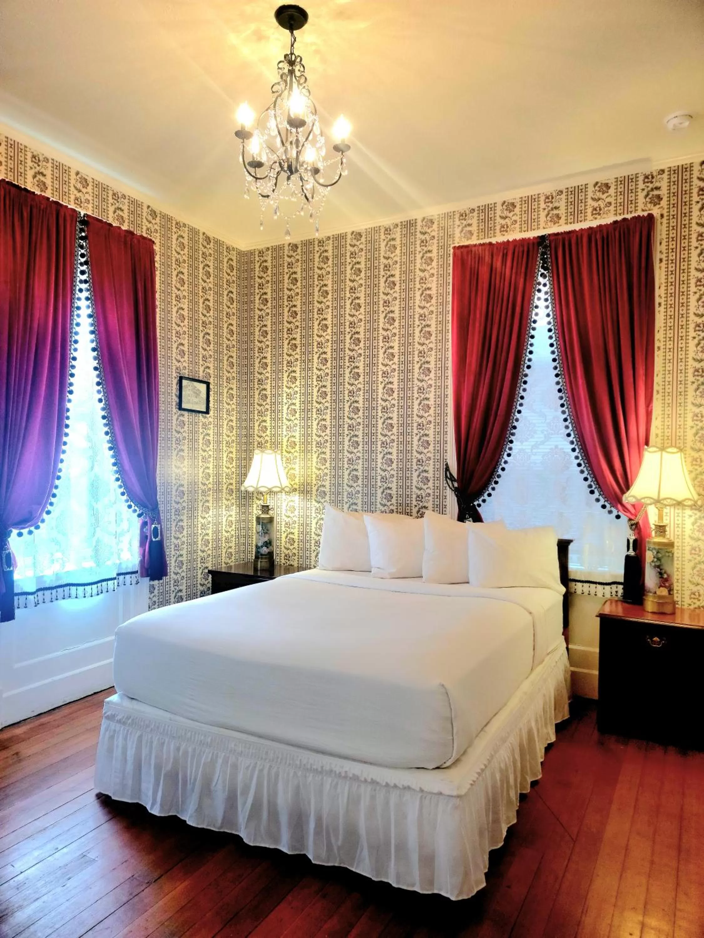 Bed in Copper Queen Hotel