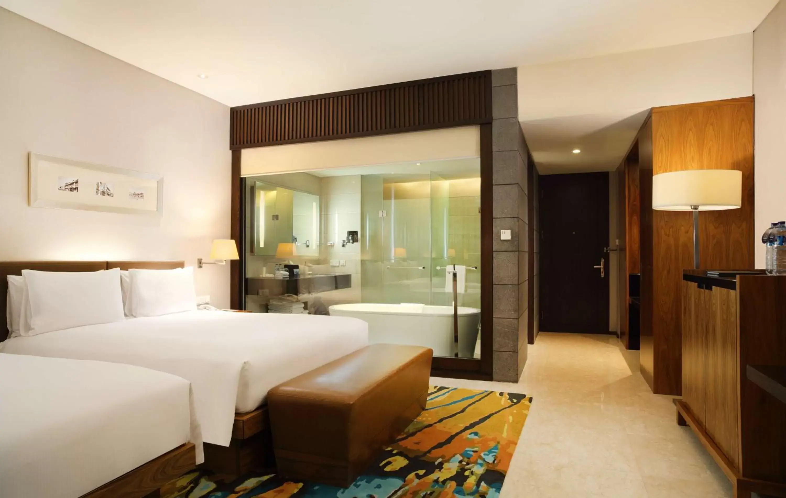 Photo of the whole room, Bed in Hilton Bandung