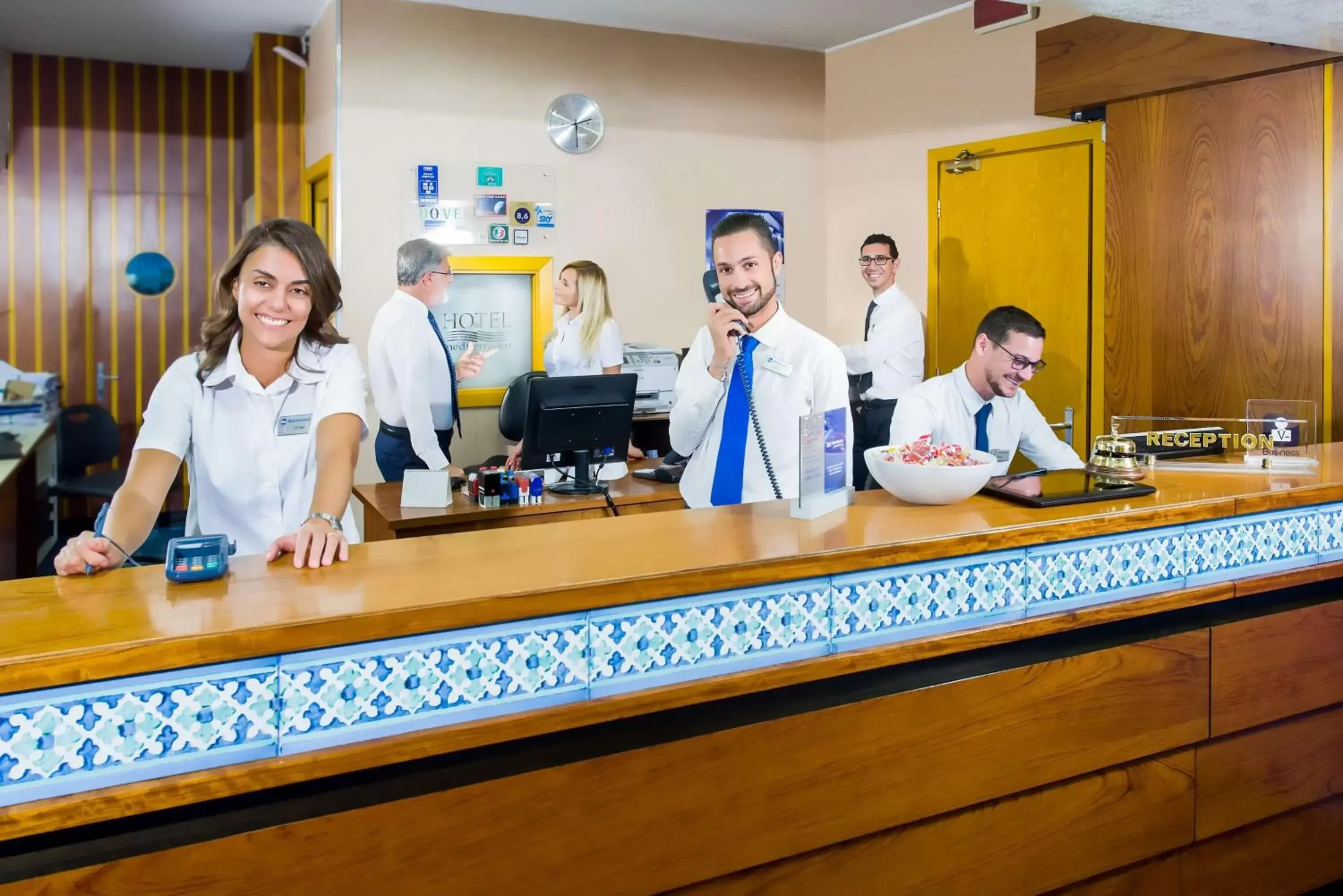 Lobby or reception, Lobby/Reception in Best Western Hotel Mediterraneo