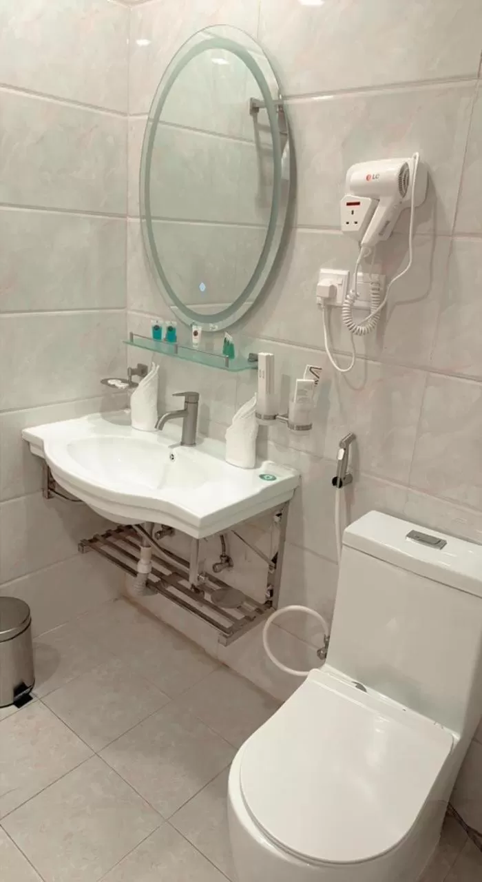 Toilet in Taj Aleiman Hotel 