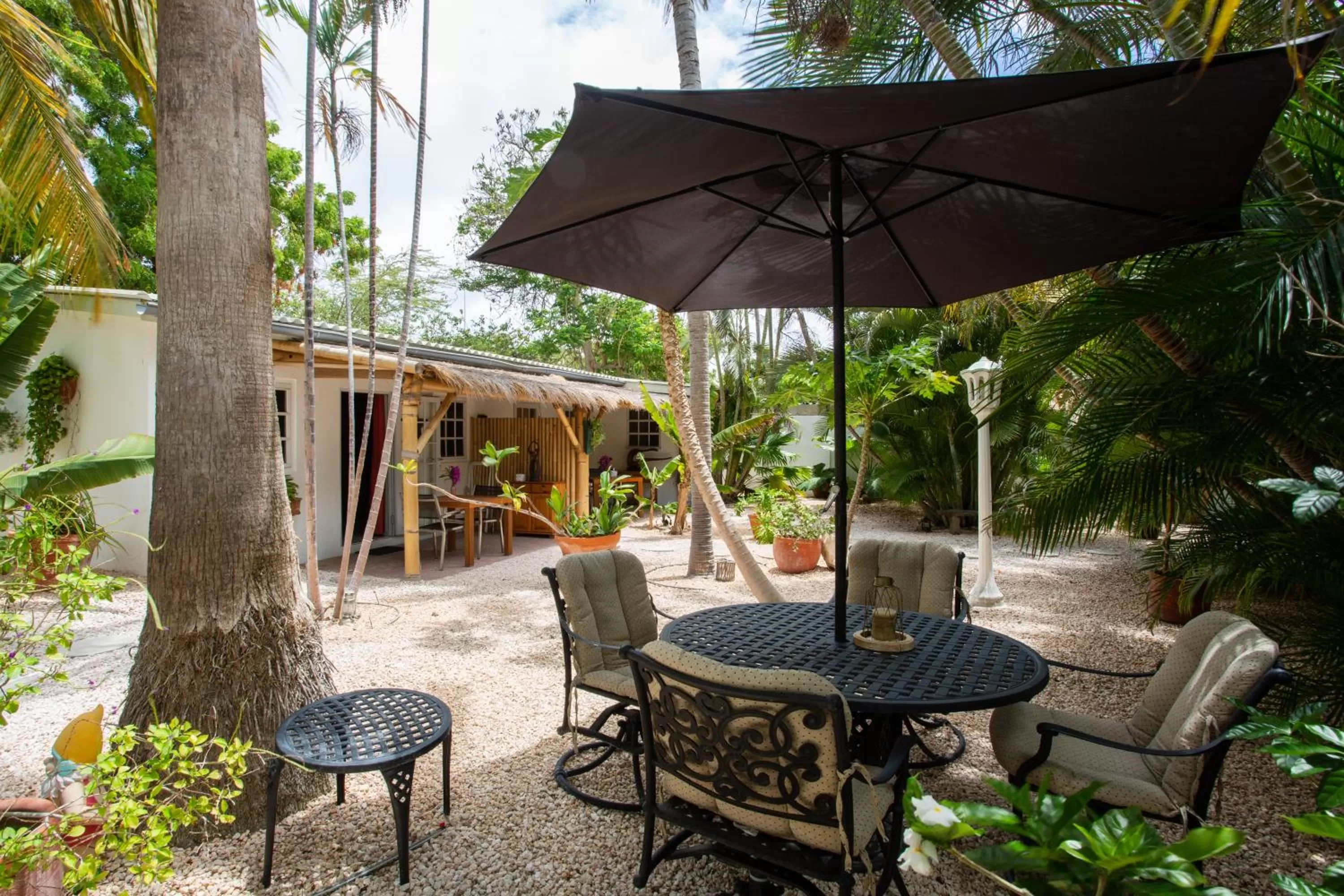 Patio in B&B Sombre di Kabana