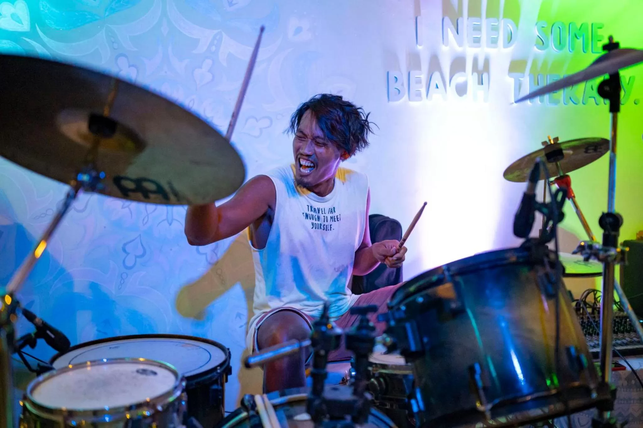 People in Indie Beach Bungalows