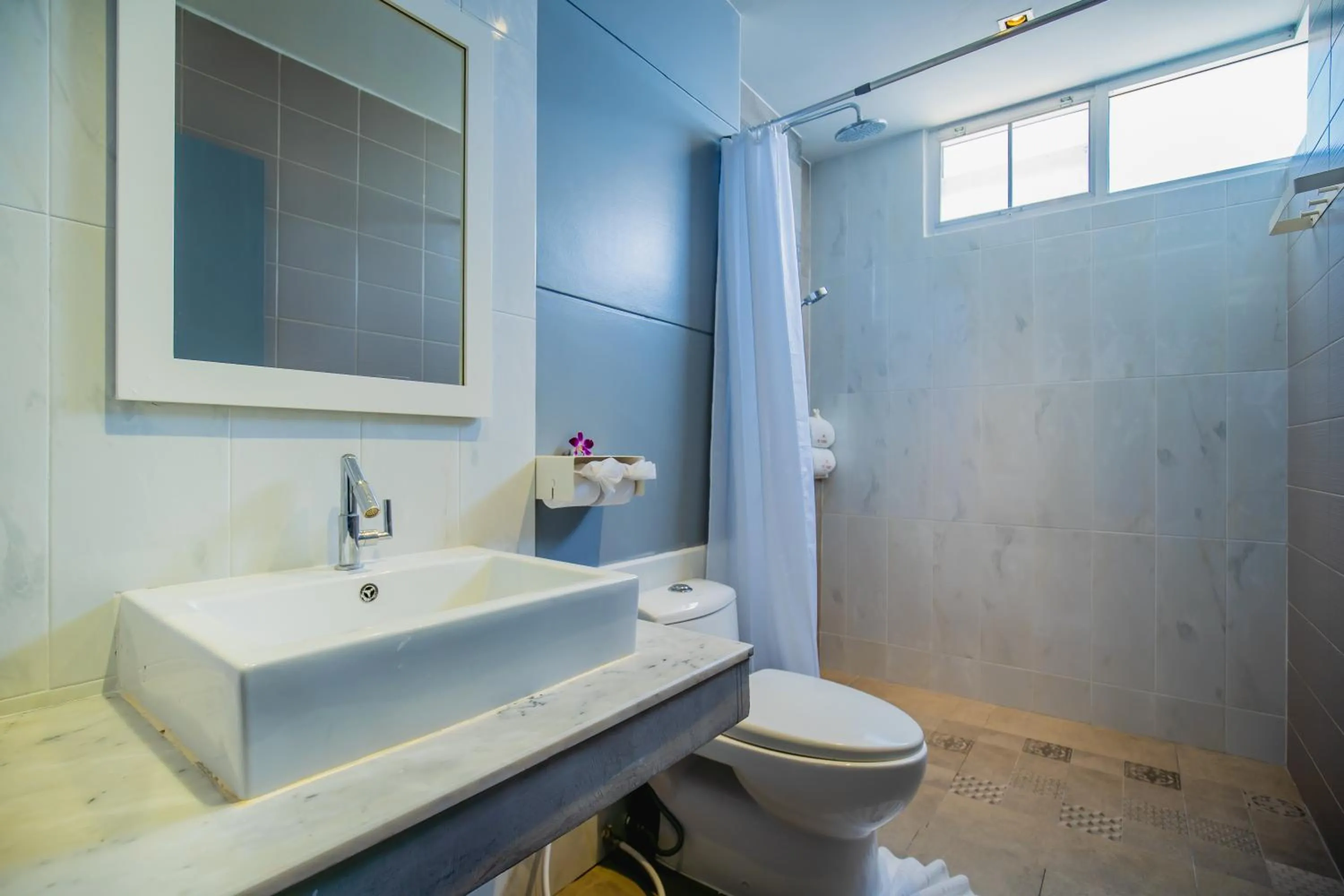 Bathroom in The Rubber Hotel Phuket