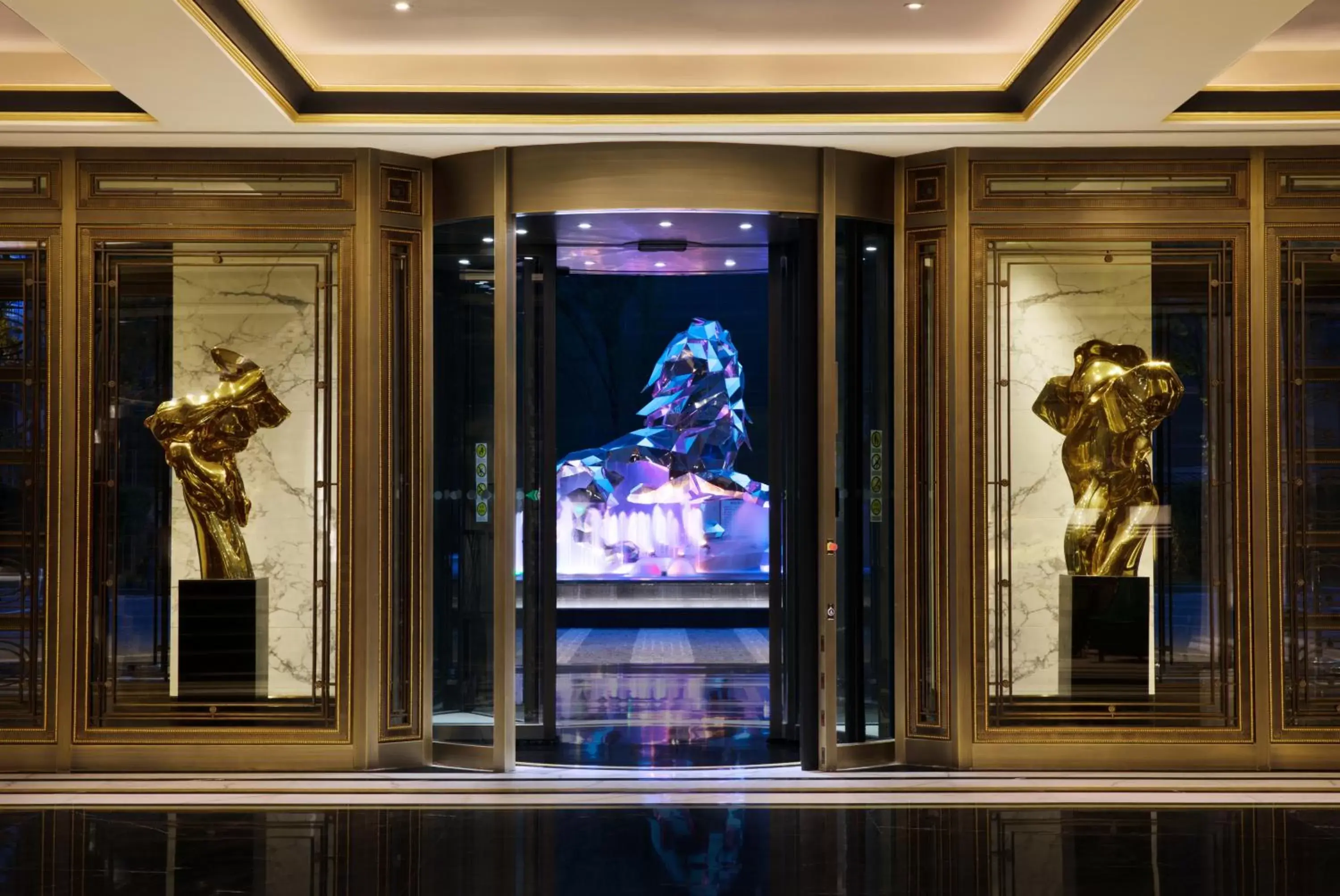 Facade/entrance in Bellagio by MGM Shanghai - on the bund Facade/entrance in Bellagio by MGM Shanghai - on the bund