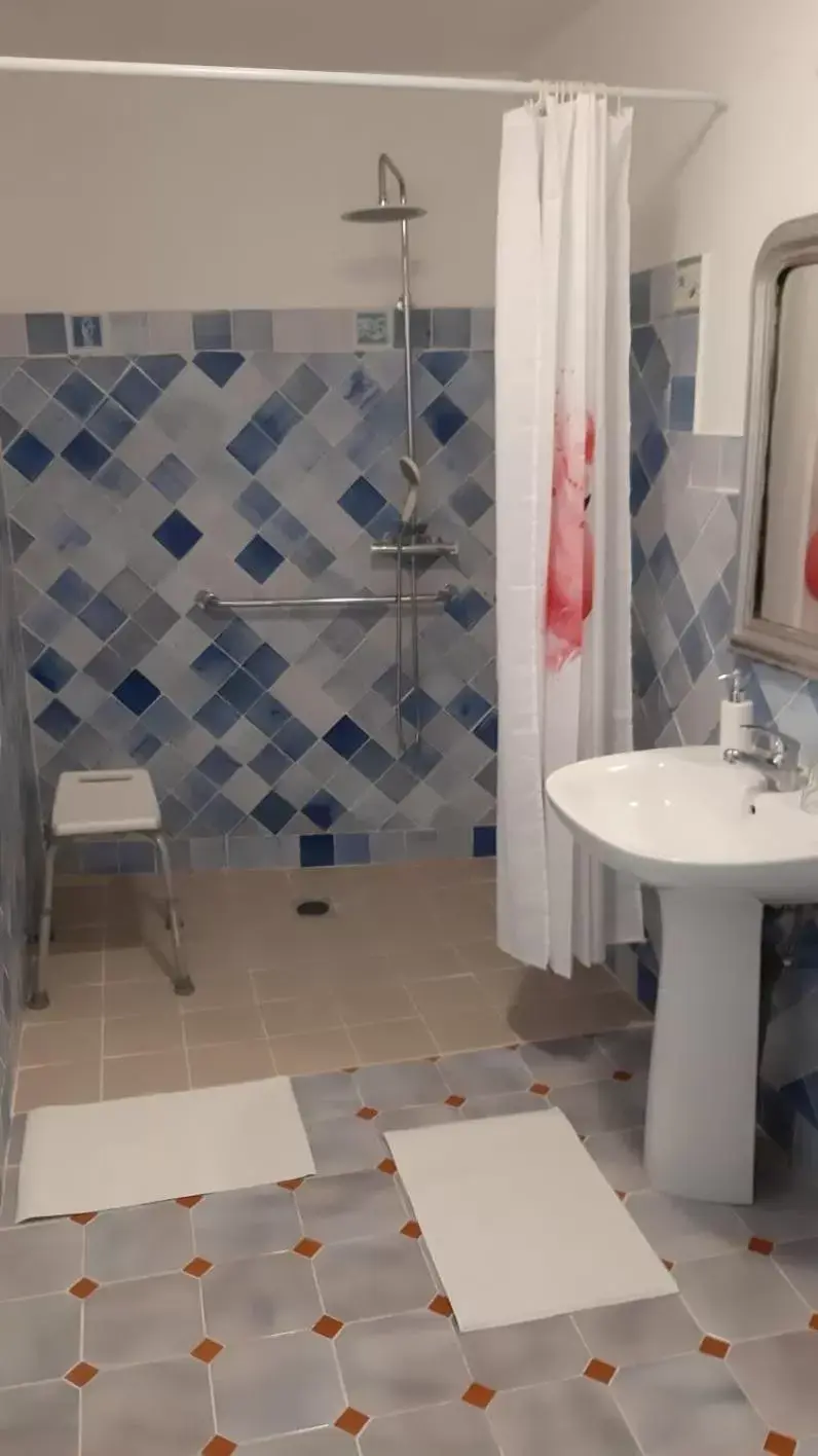 Shower, Bathroom in Mas des Cigognes