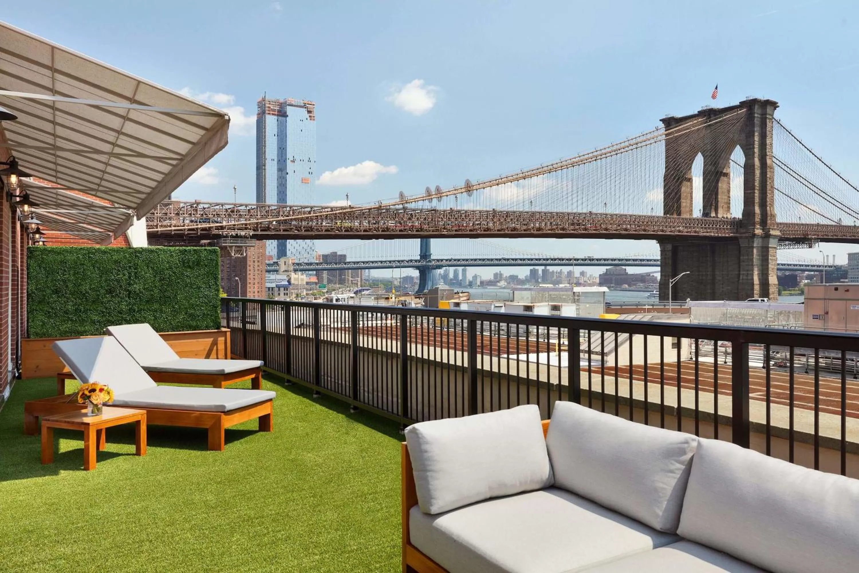 Patio in 33 Hotel, New York City, Seaport