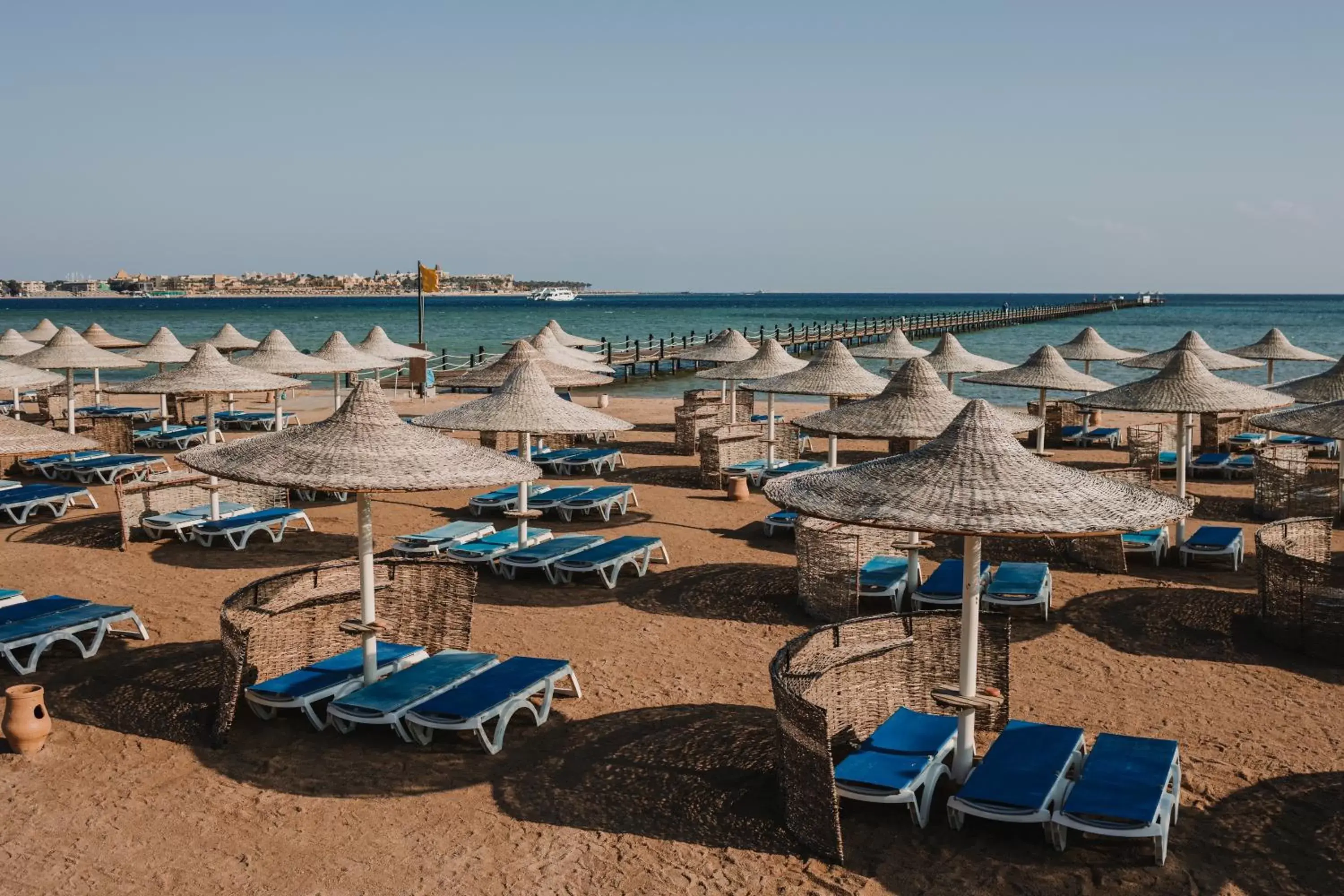 Beach in Stella Gardens Resort & Spa, Makadi Bay