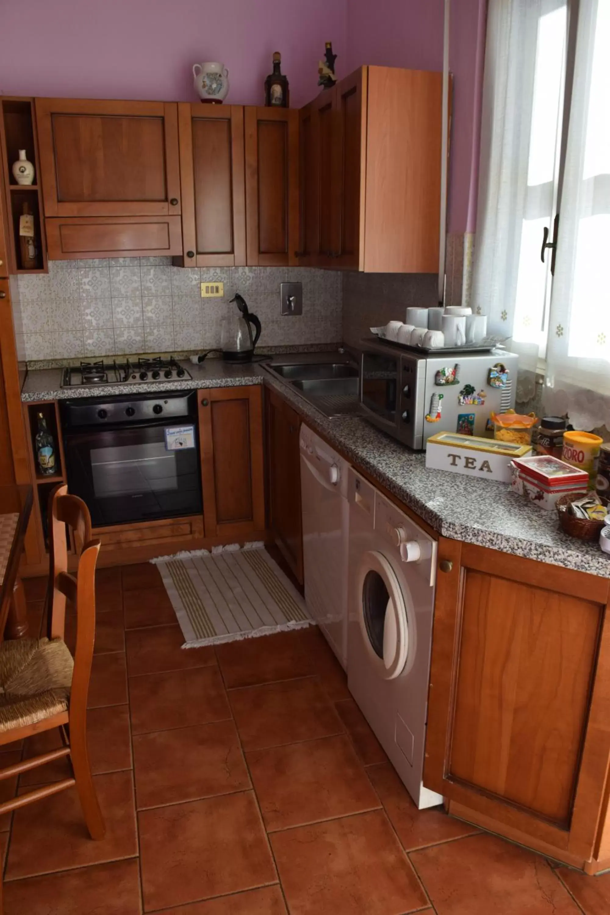 Kitchen/Kitchenette in La Lanterna di Lida e Beppe