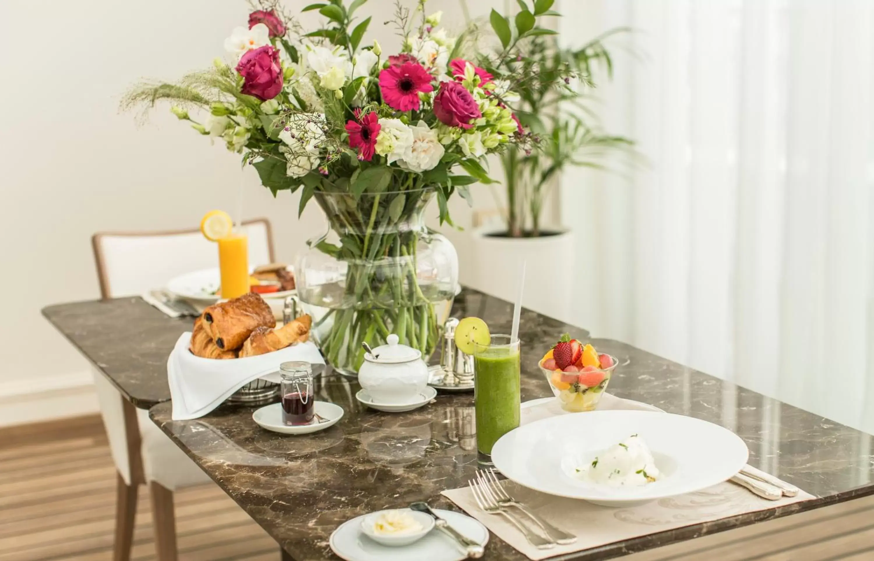 Food close-up, Dining Area in Nobil Luxury Boutique Hotel