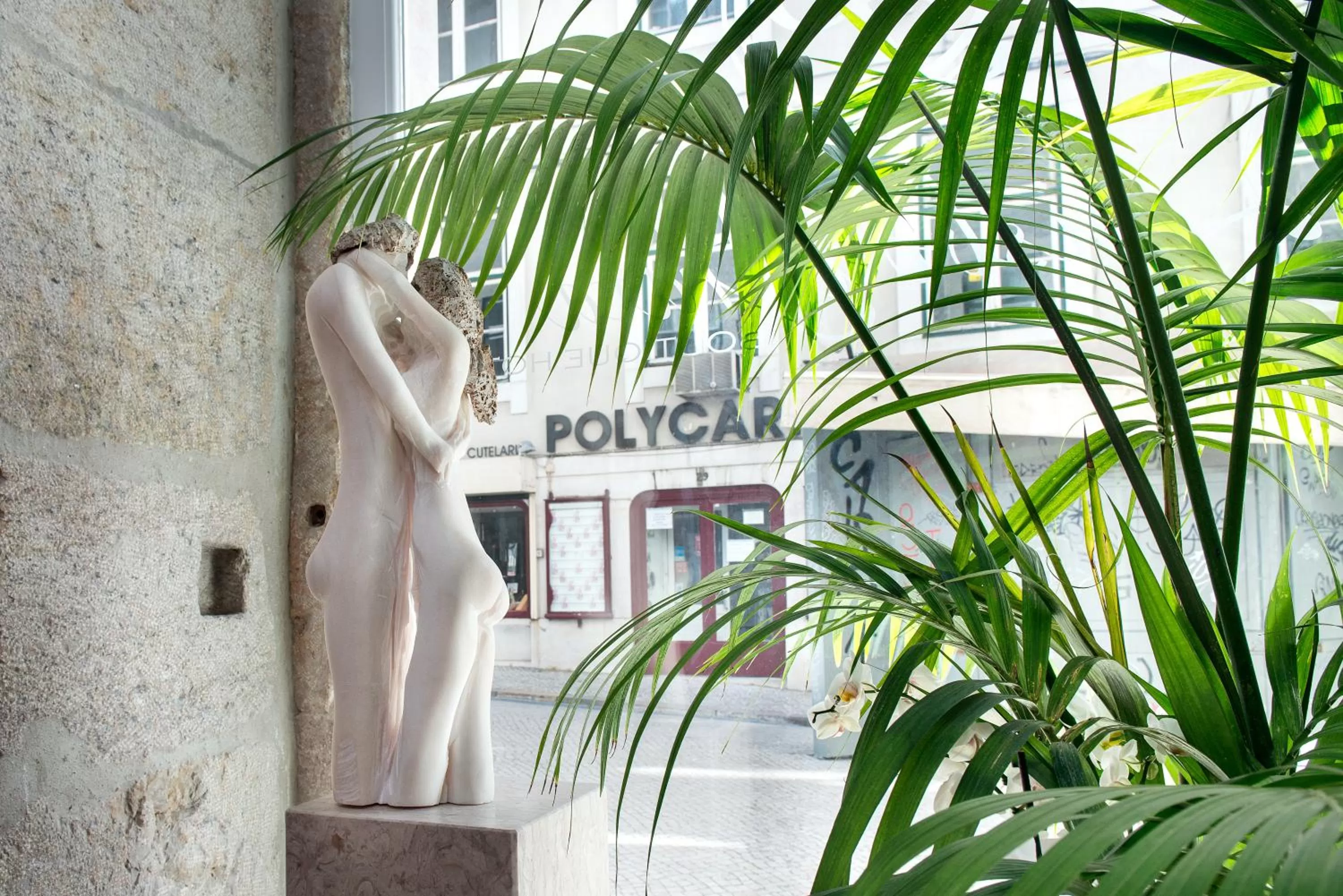 Decorative detail in Lisboa Prata Boutique Hotel