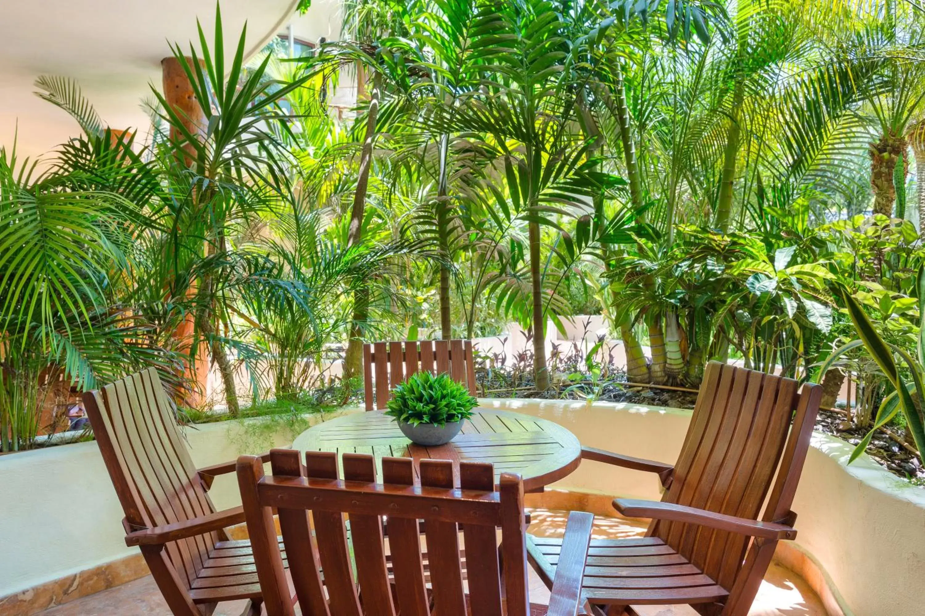 Patio in Porto Playa Condo Hotel and Beach Club