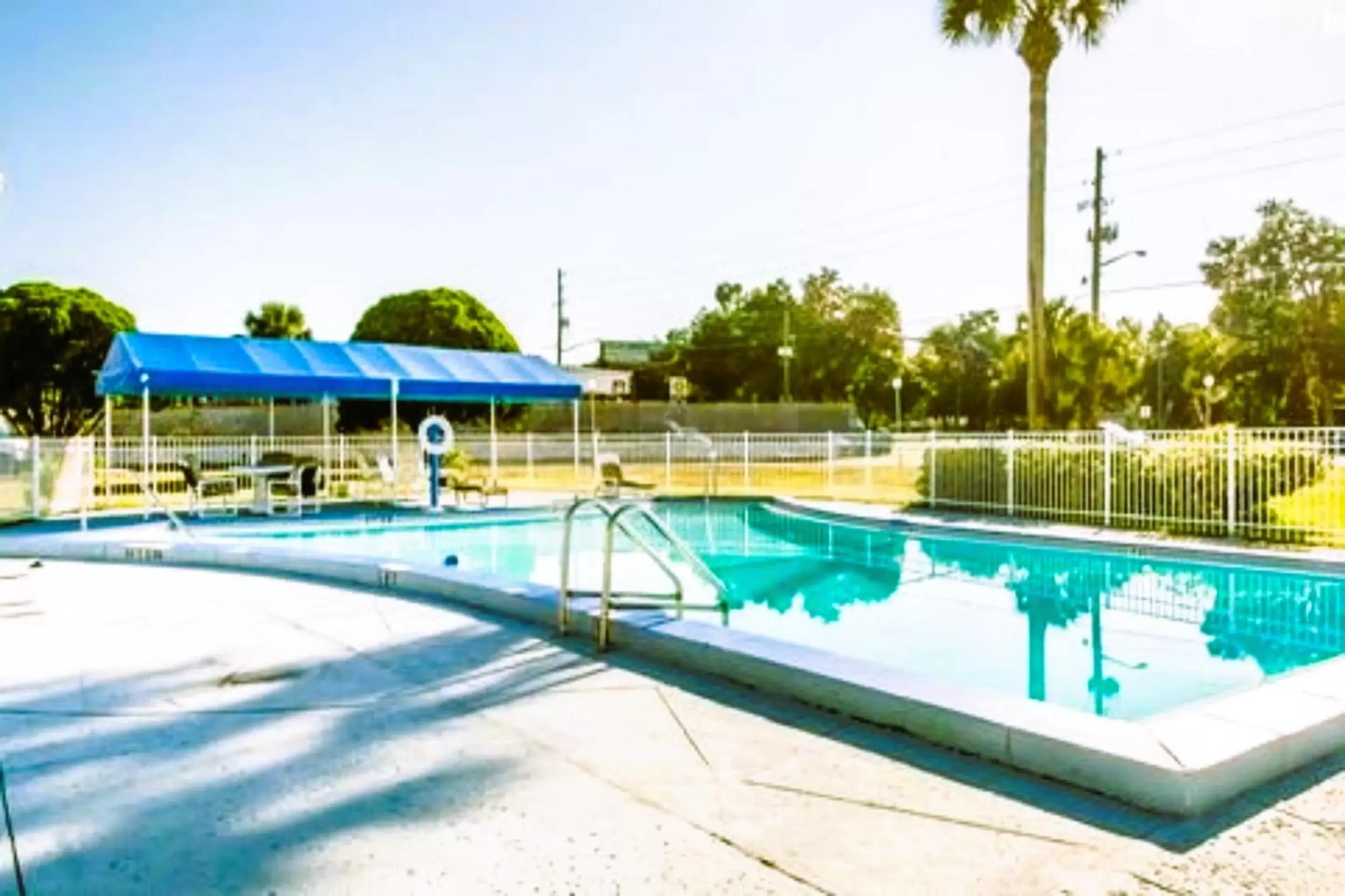 Swimming Pool in OYO Hotel Mustang Silver Spring FL