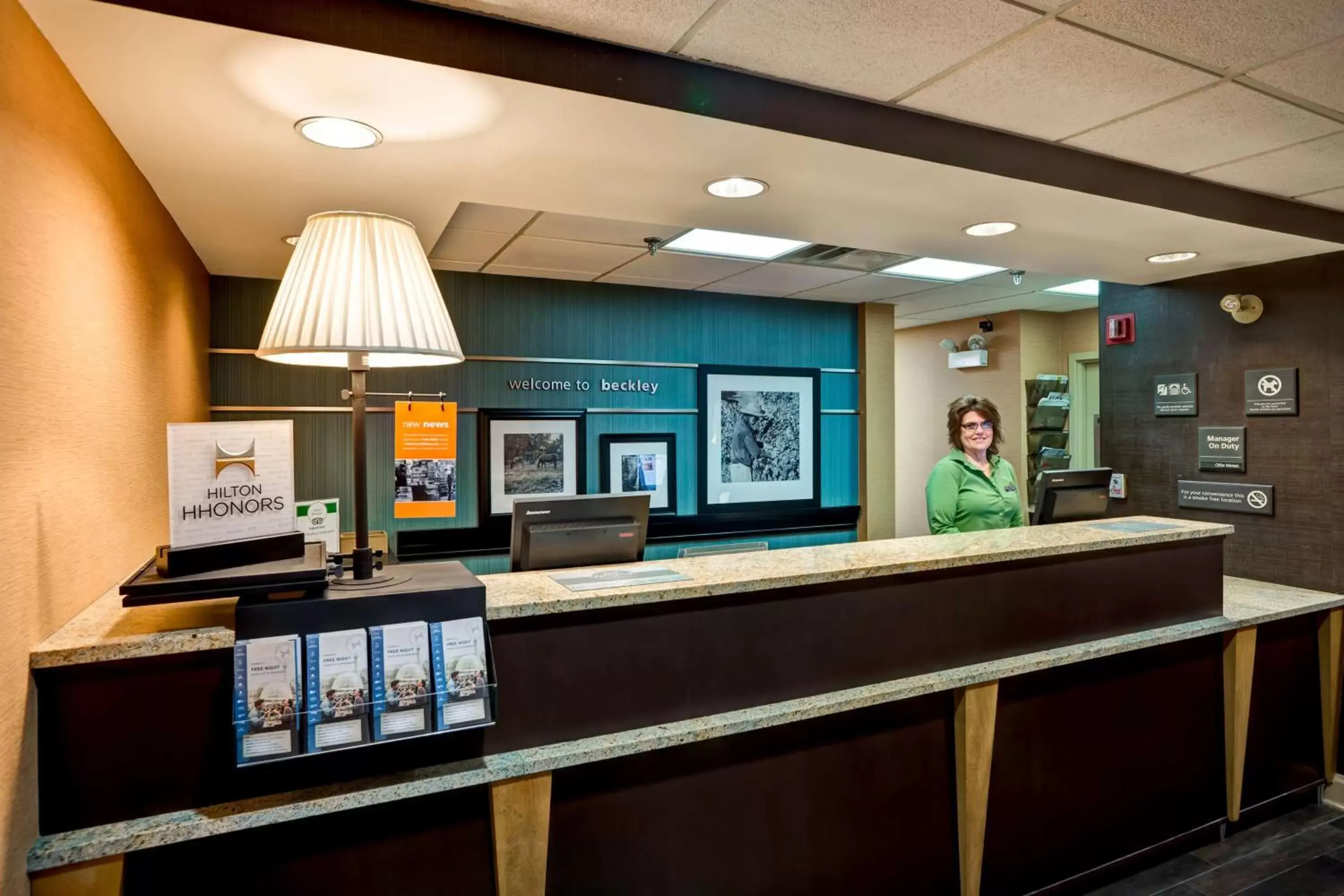 Lobby or reception, Lobby/Reception in Hampton Inn Fairmont