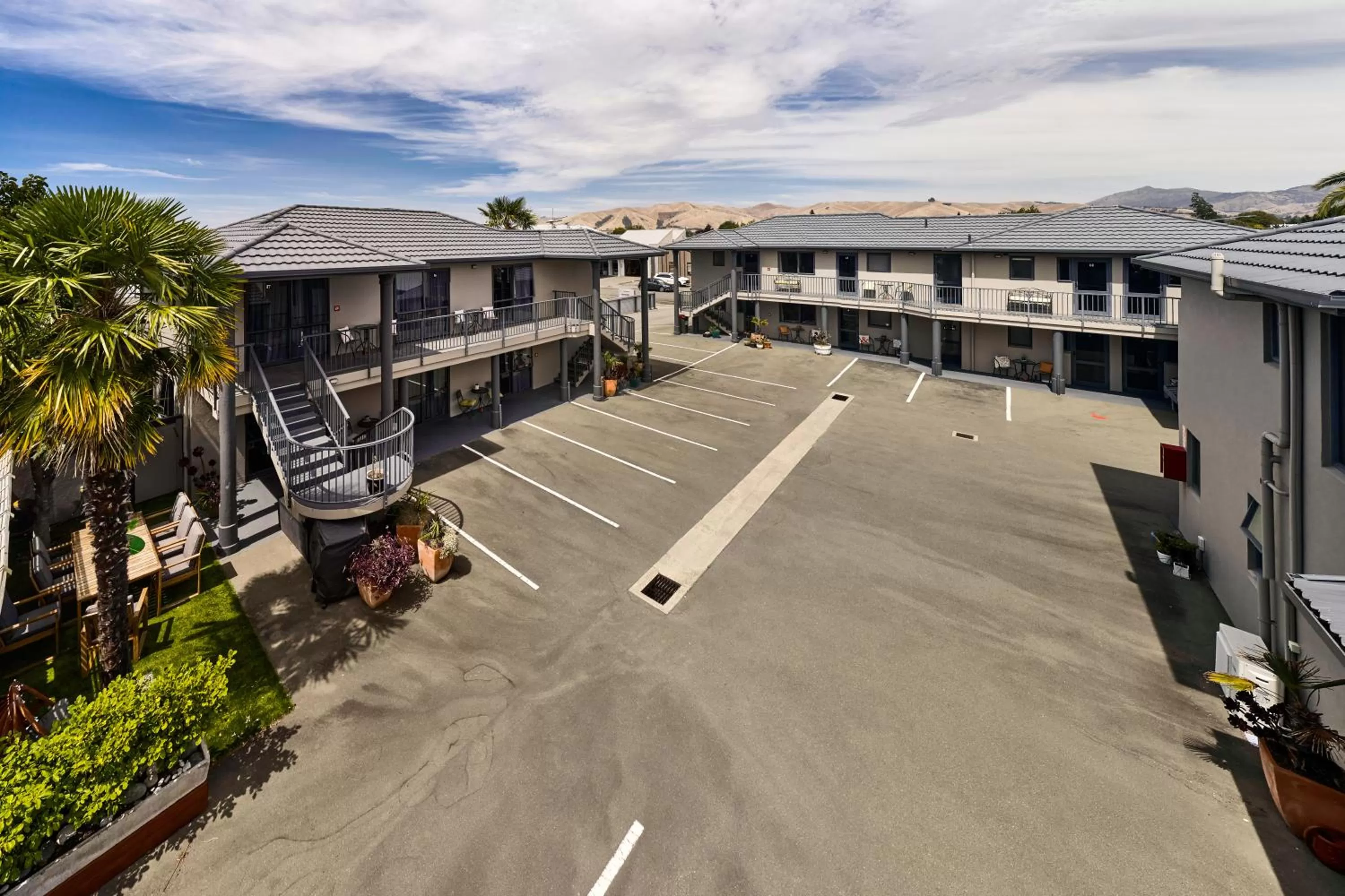 Property building in Blenheim Palms Motel