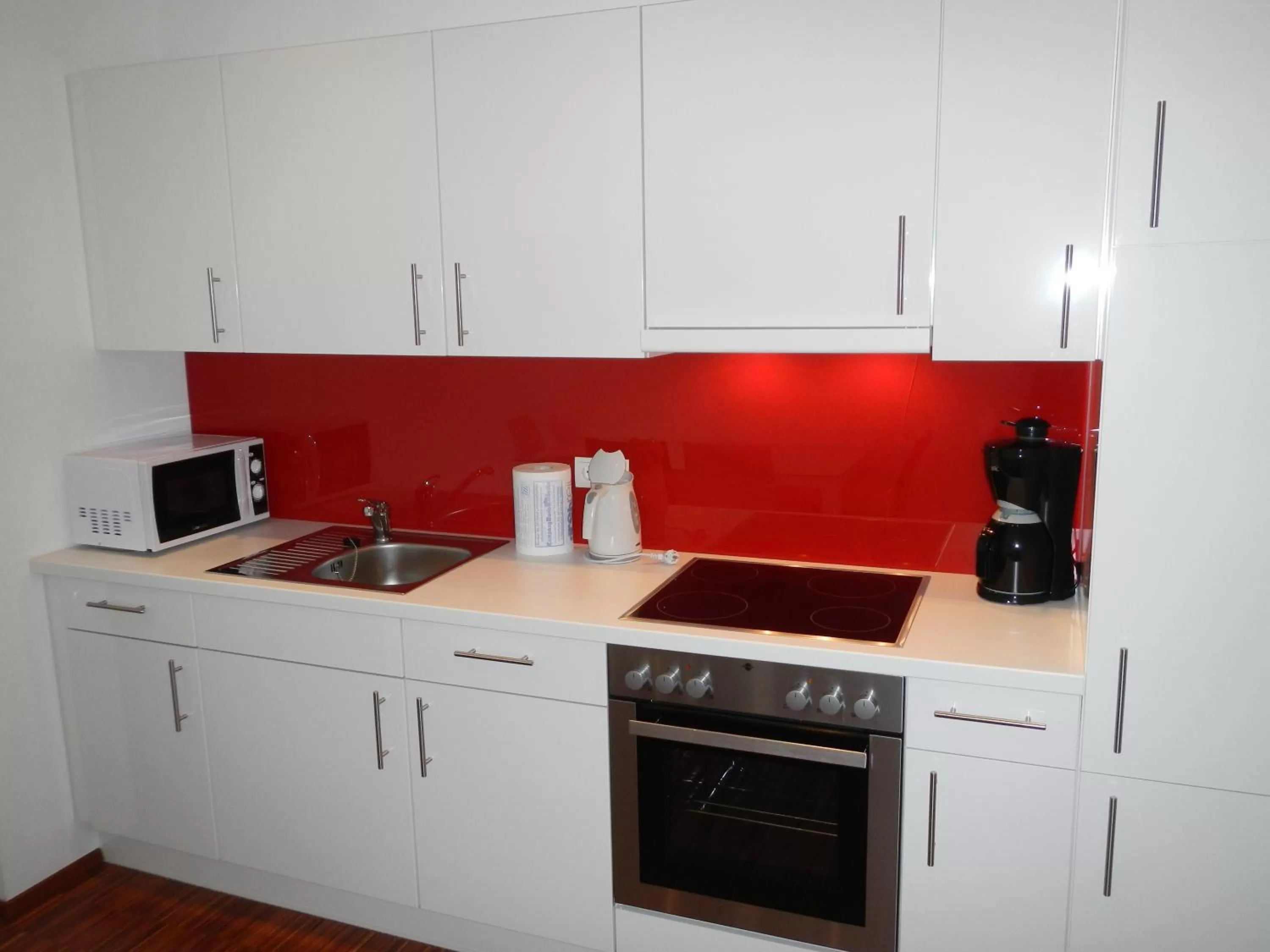 Kitchen or kitchenette in Pension Pharmador