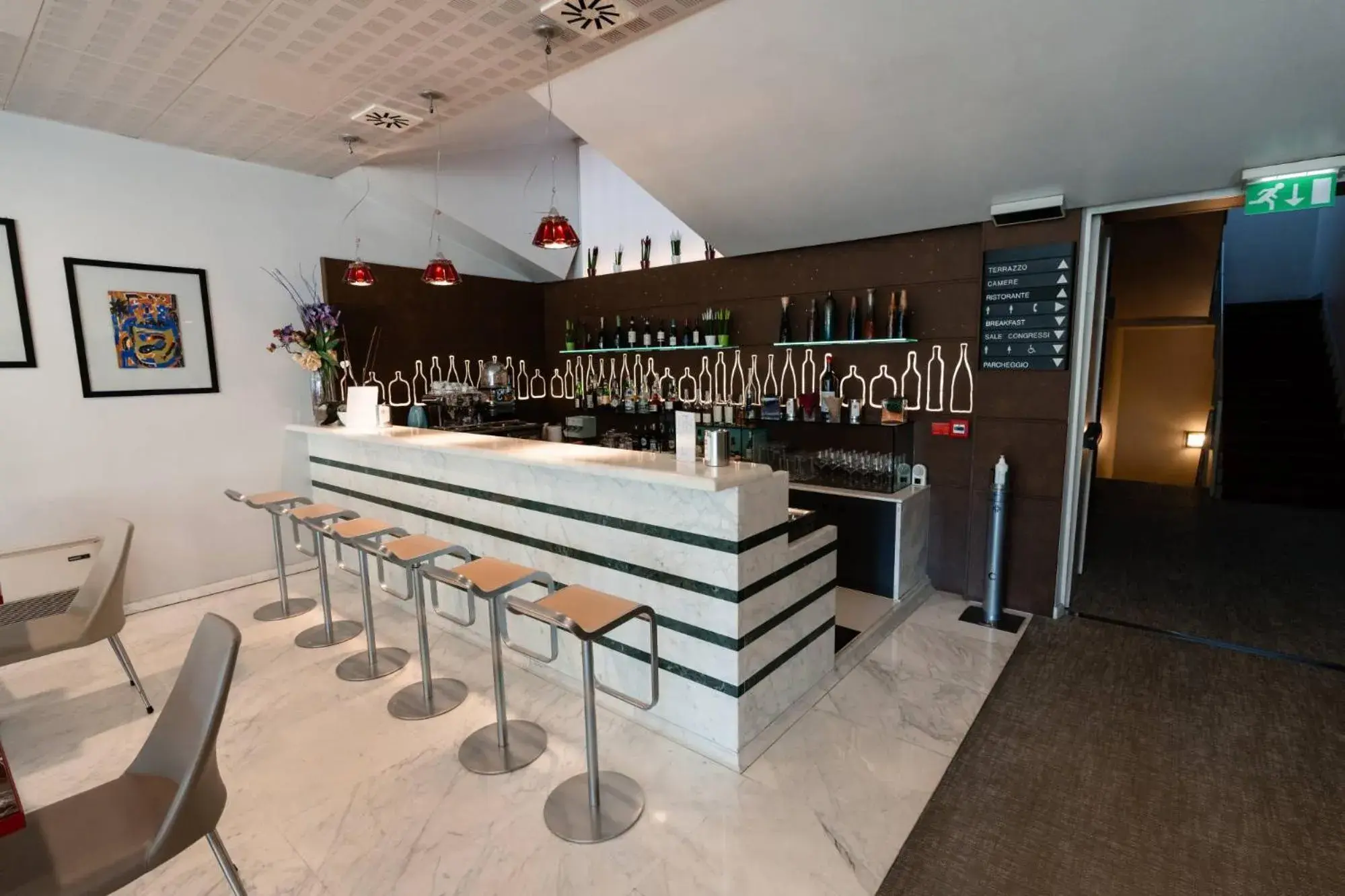 Lounge or bar in Hotel Ristorante I Castelli
