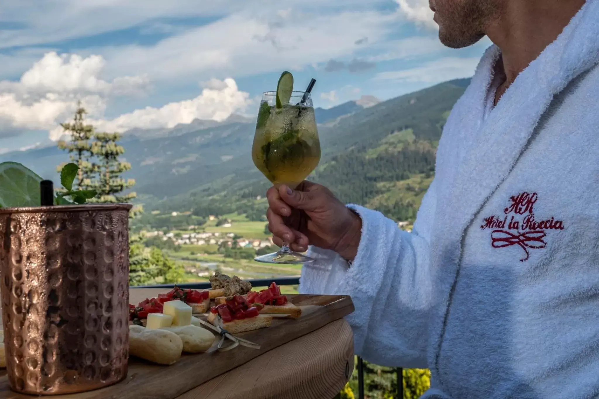 Balcony/Terrace in La Roccia Wellness Hotel